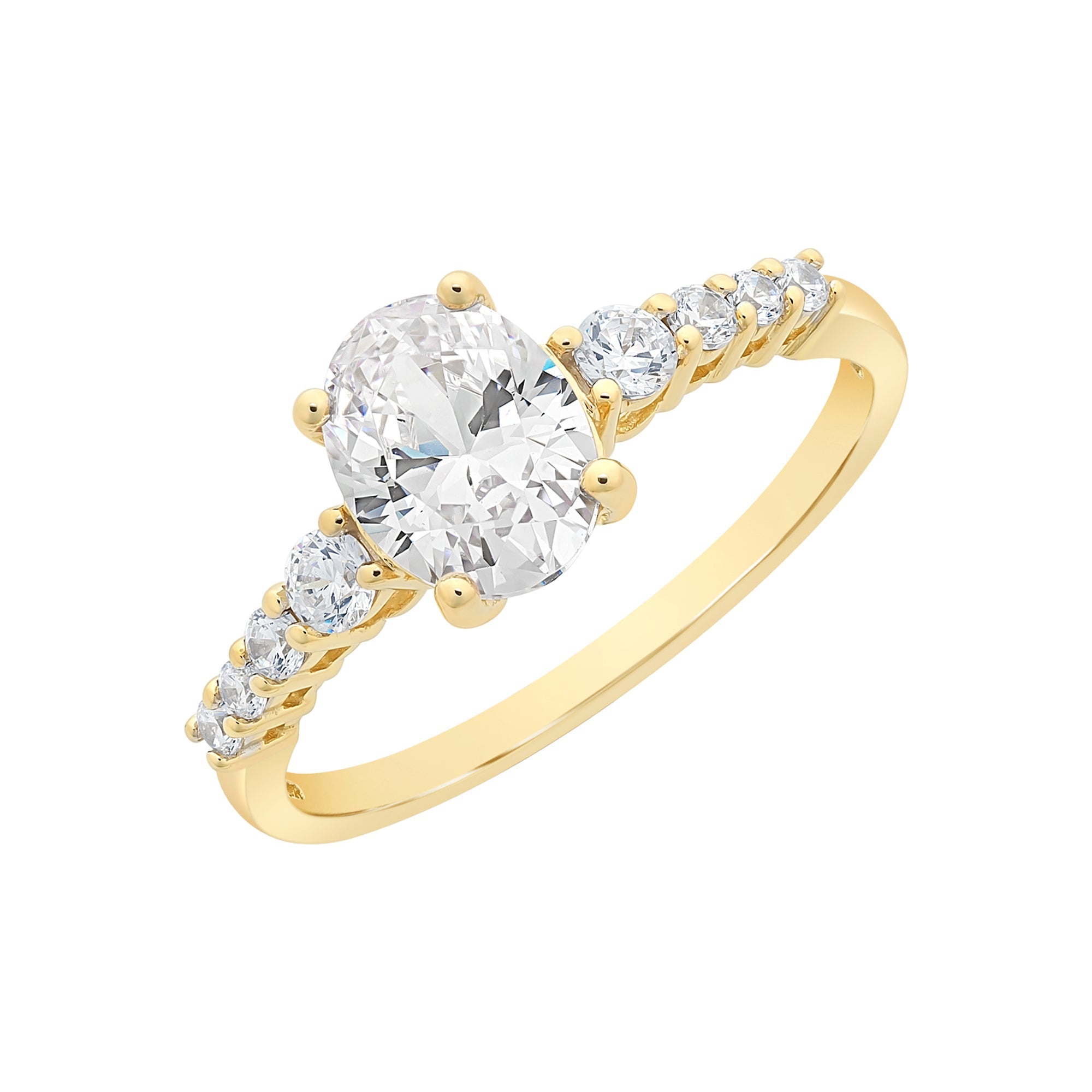 9ct Gold Cubic Zirconia Ring