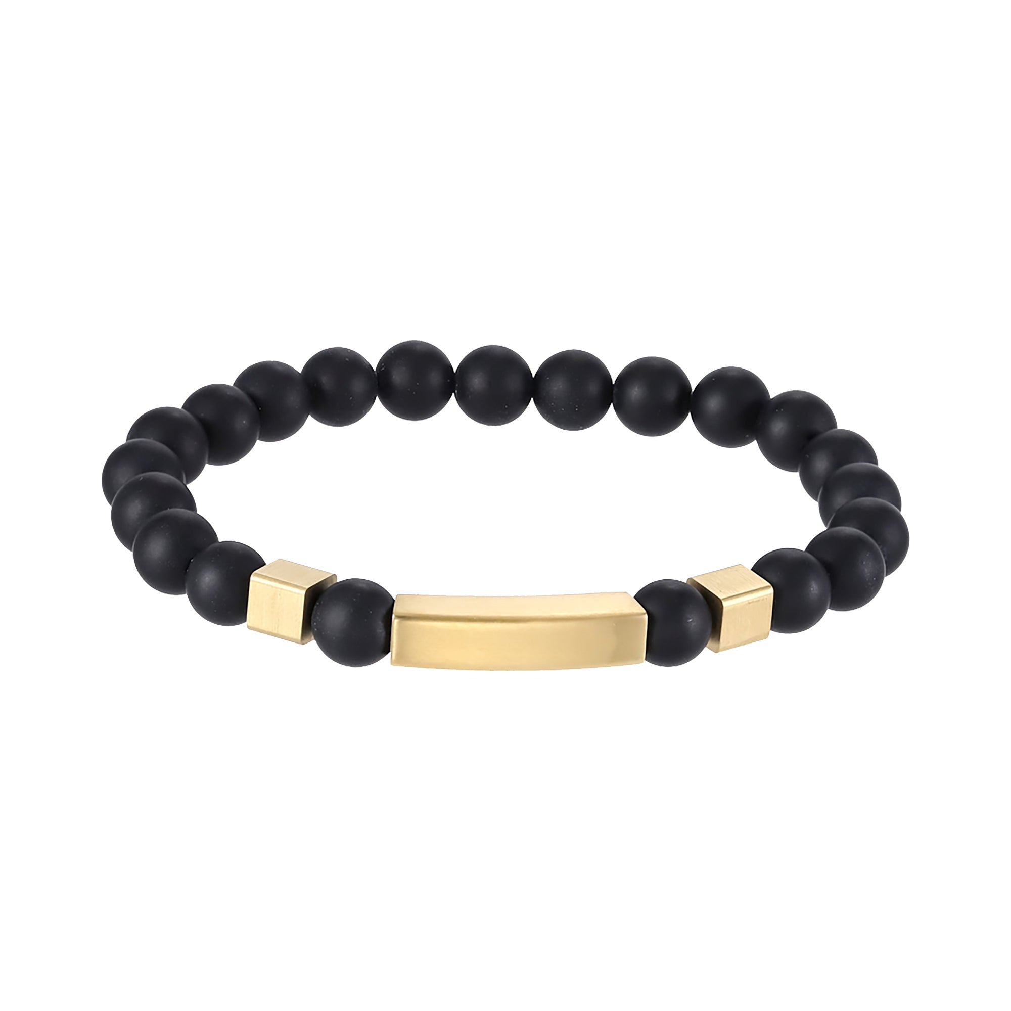 Stainless Steel Agate Bracelet