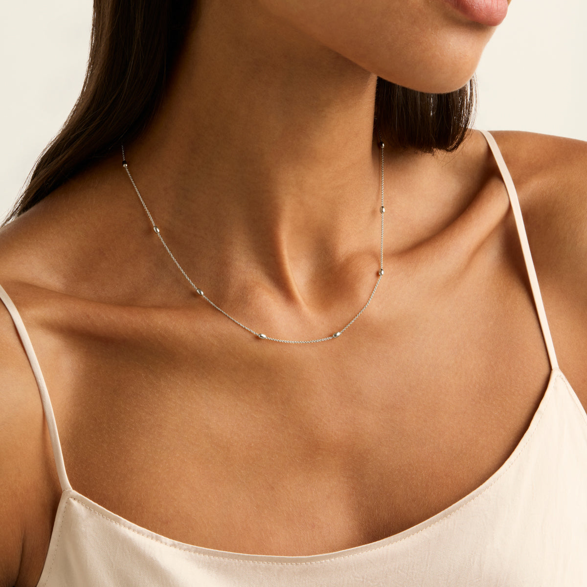 Najo Like a Breeze Necklace - Sterling Silver (45cm)