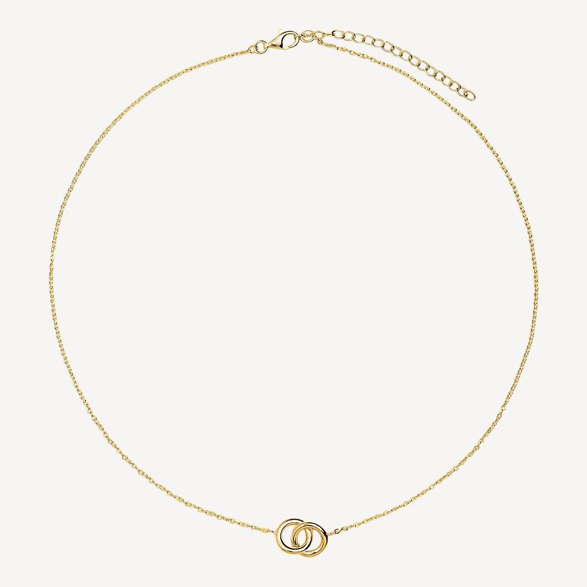 Najo Embrace Necklace (42cm+ext) - Yellow Gold