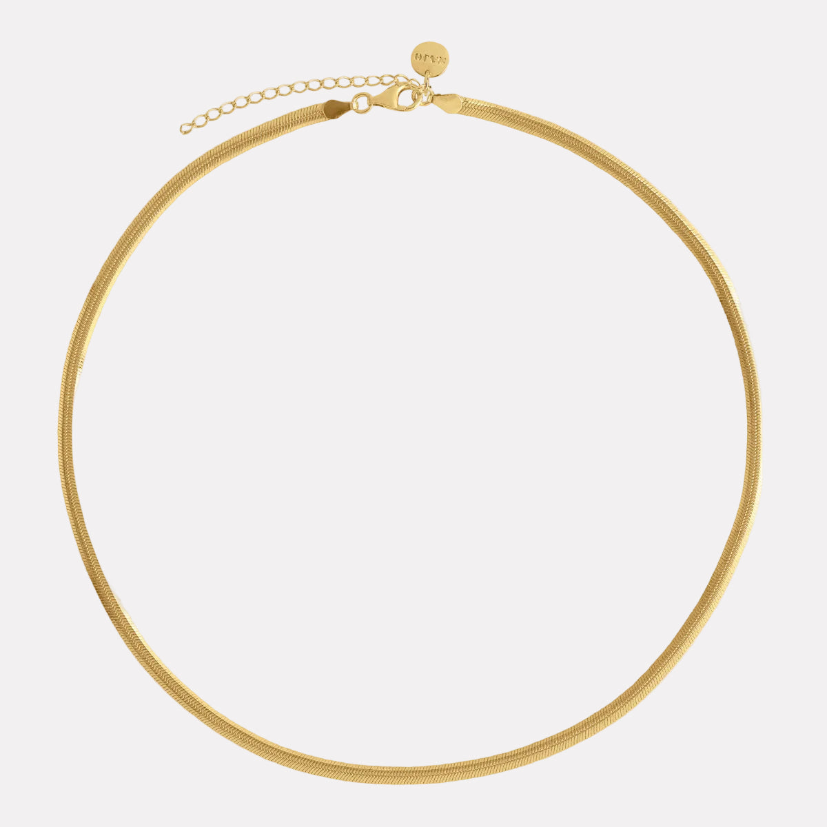 Najo Celestine Fine Yellow Gold Necklace (45cm+ext)