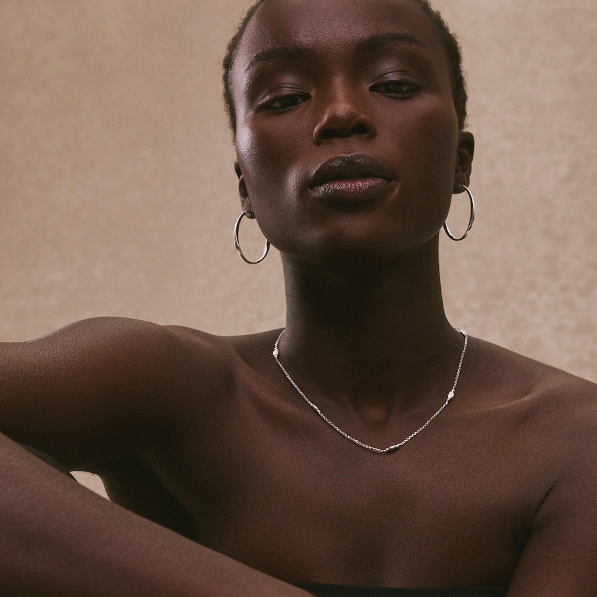 Najo Volare Necklace - Sterling Silver (45 cm)