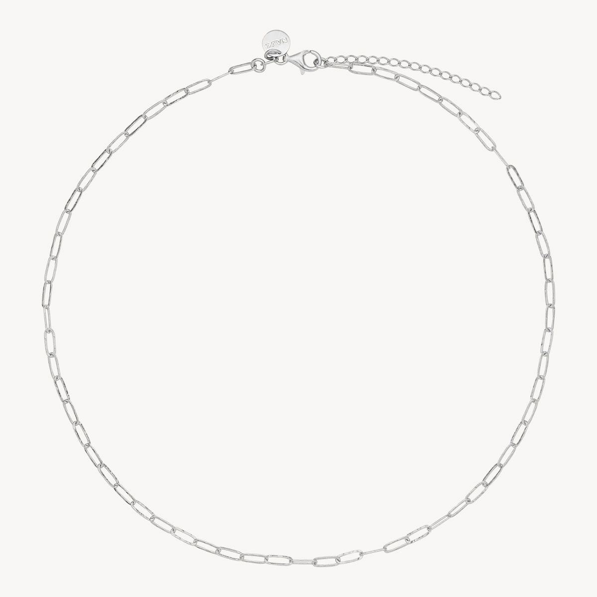 Najo Rivière Necklace - Sterling Silver (60 cm)