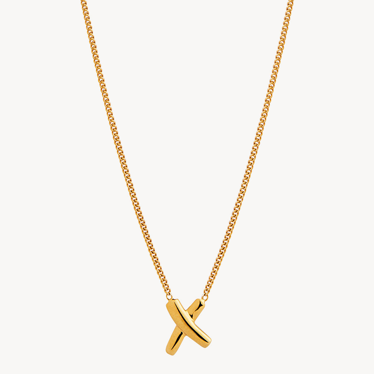 Najo Bisous Necklace - Yellow Gold