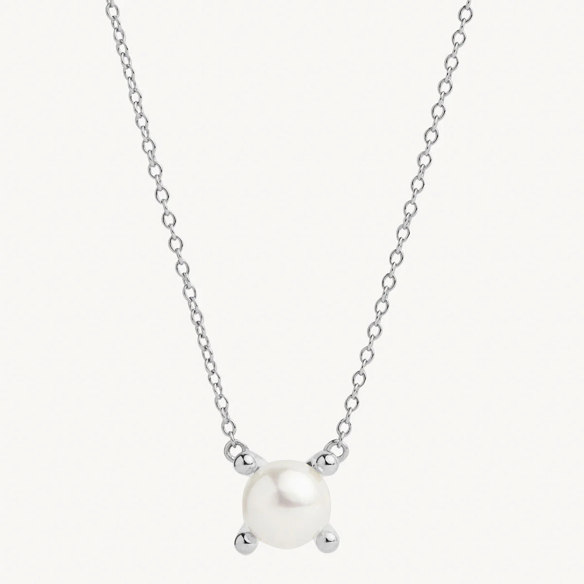 Najo Moana Silver Pearl Necklace