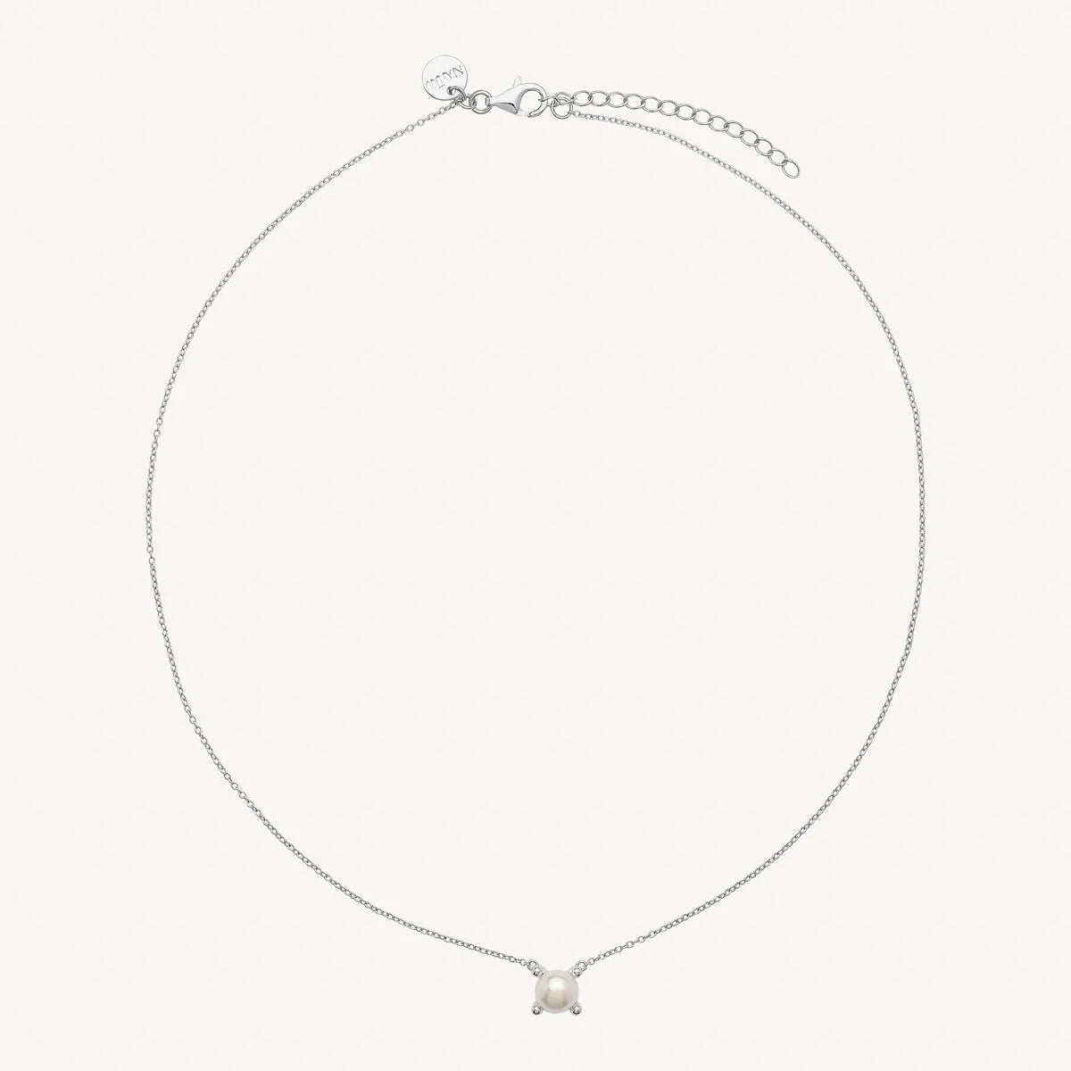 Najo Moana Silver Pearl Necklace