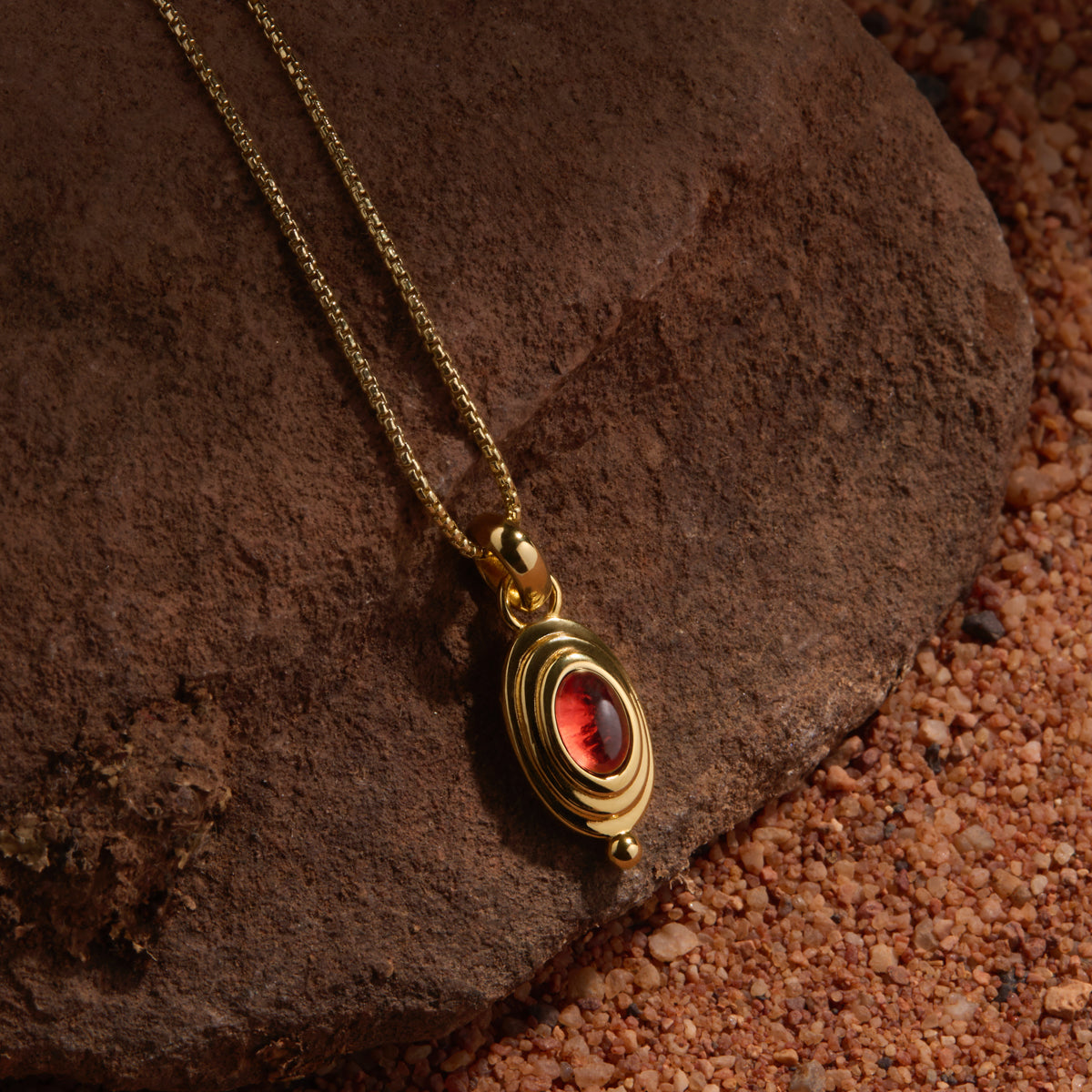 Najo Horizon Garnet Necklace