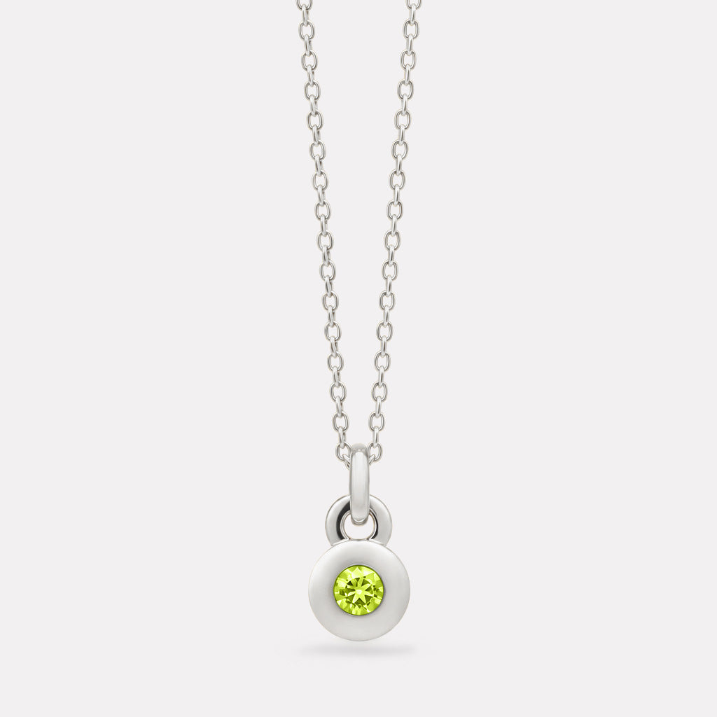 NAJO August Birthstone Necklace – Sterling Silver