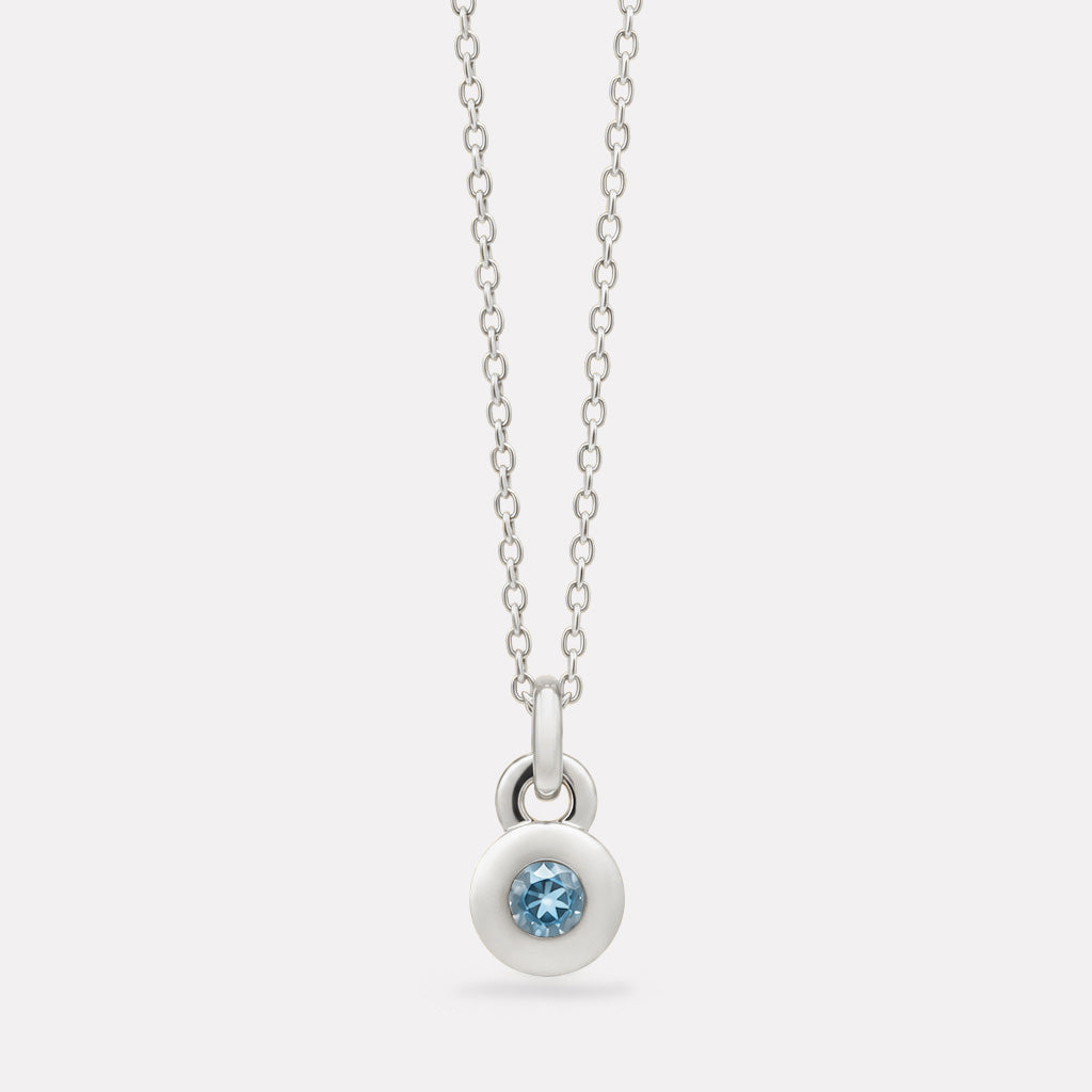NAJO December Birthstone Necklace – Sterling Silver