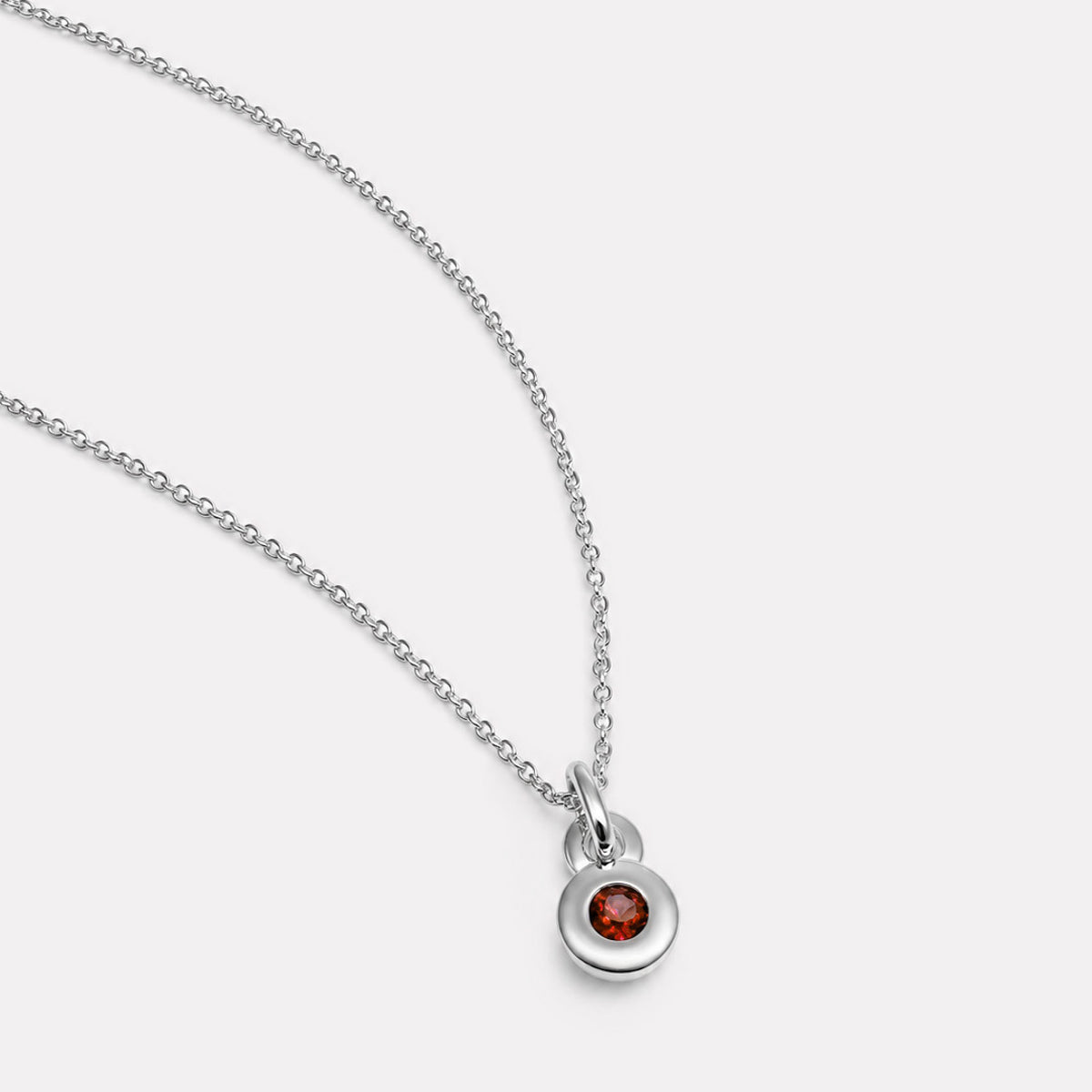 NAJO January Birthstone Necklace – Sterling Silver