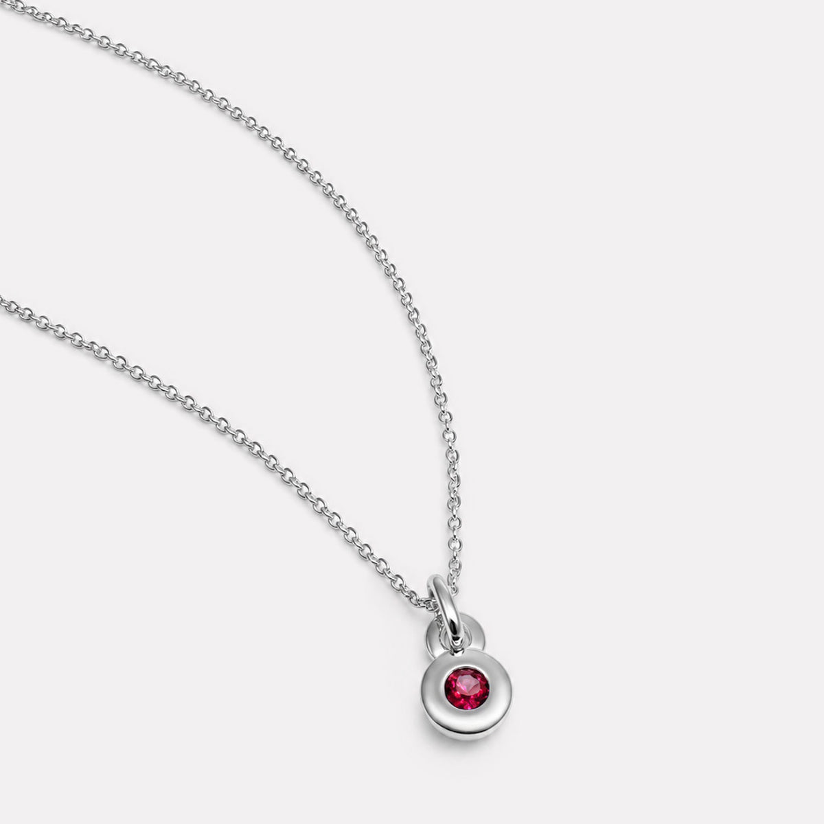 NAJO July Birthstone Necklace – Sterling Silver