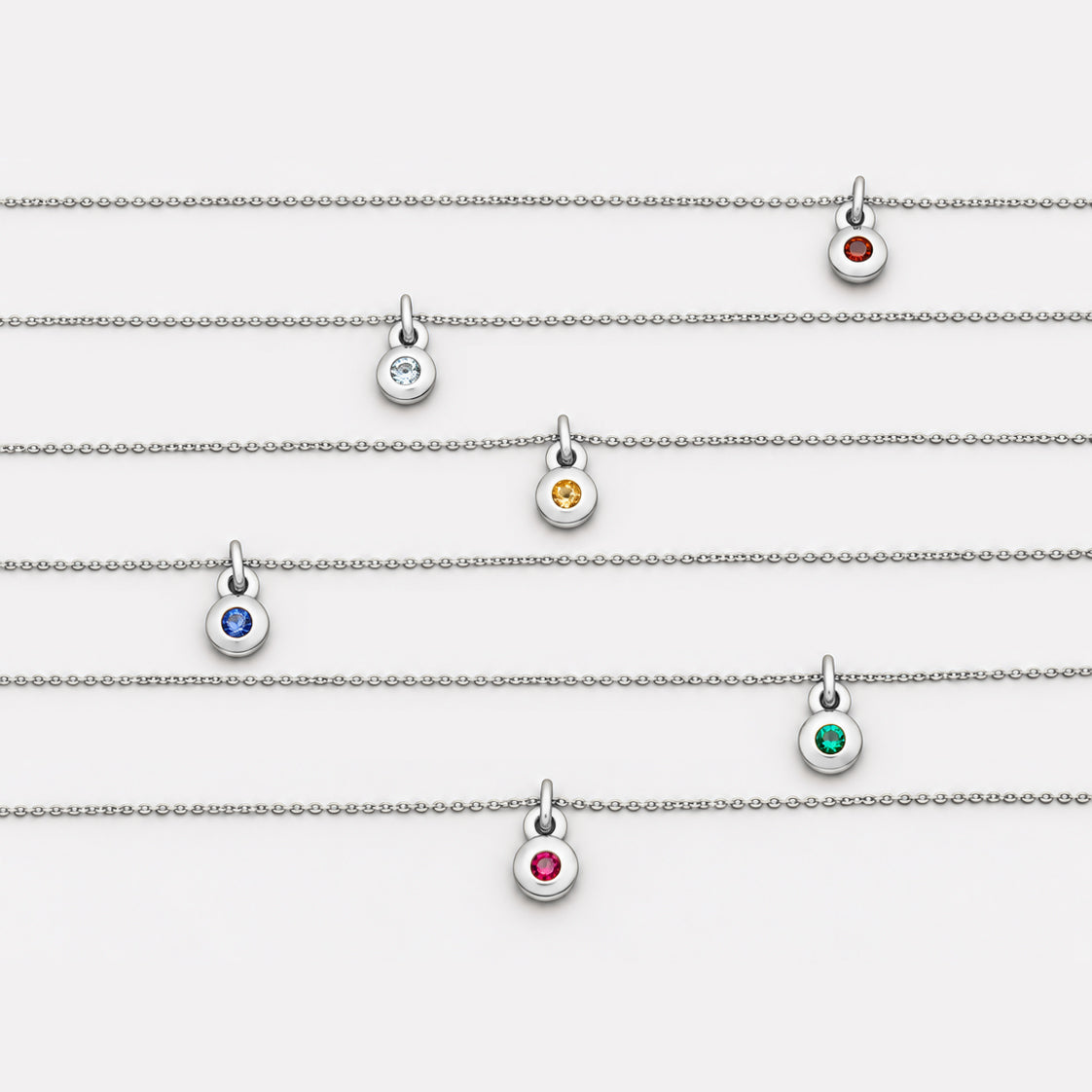NAJO November Birthstone Necklace – Sterling Silver