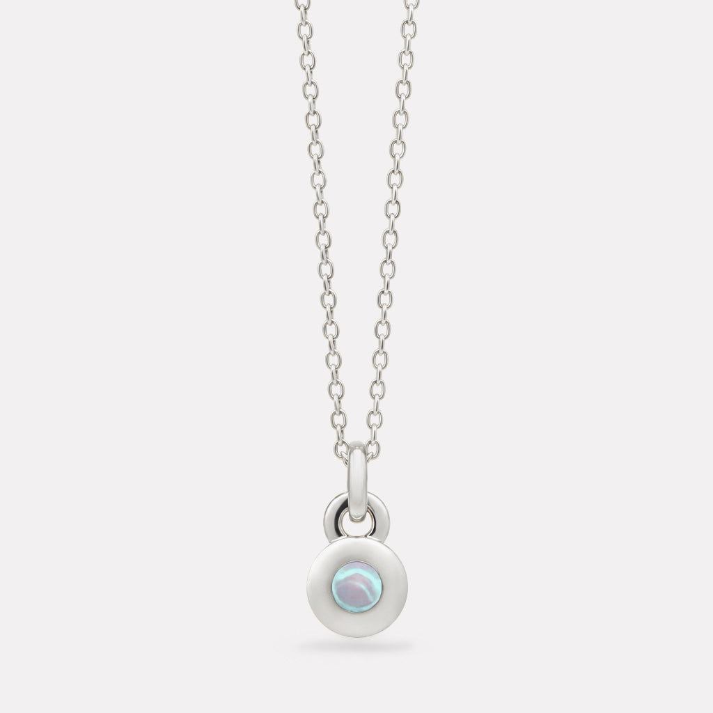 NAJO October Birthstone Necklace – Sterling Silver