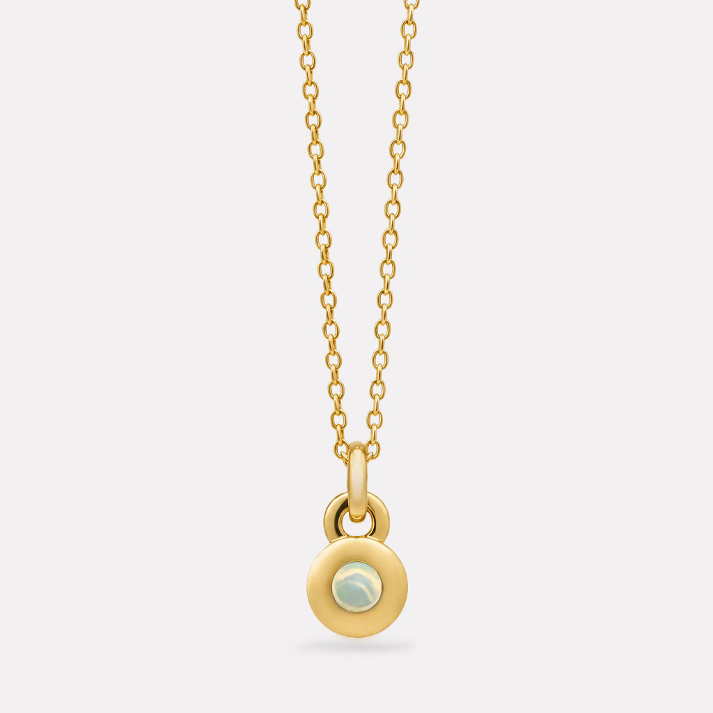 NAJO October Birthstone Necklace – Yellow Gold