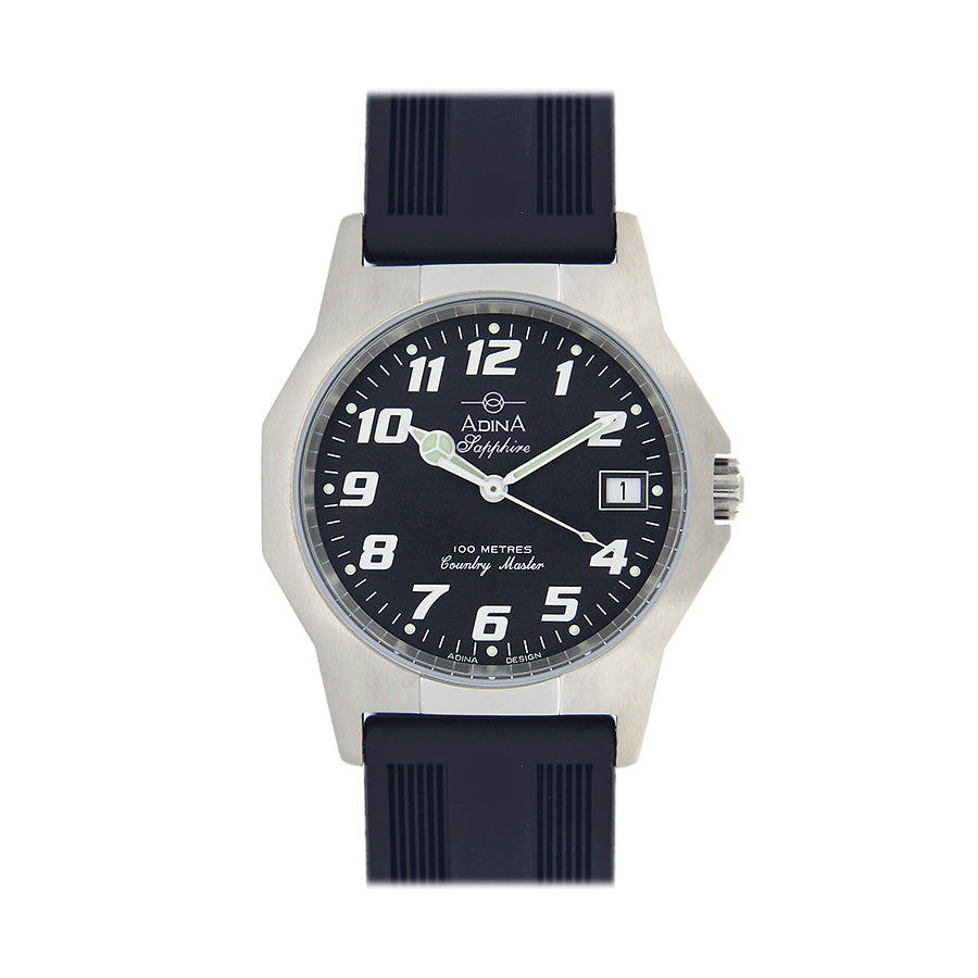 Men's 100M Countrymaster S/S Blk F/Fig Strap