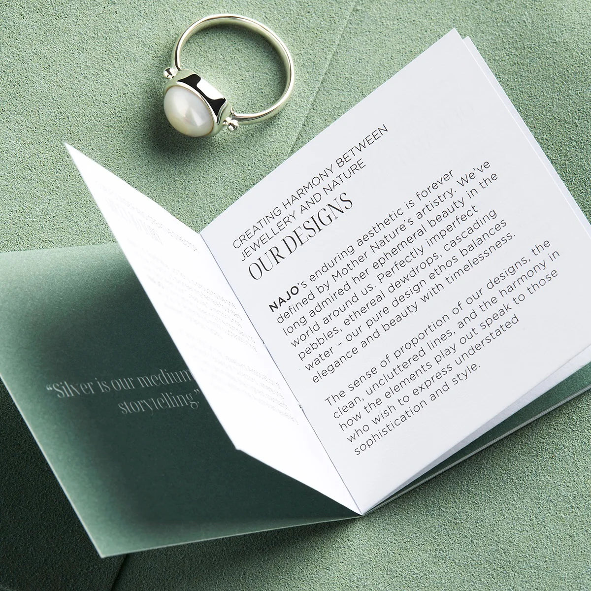 Najo Garland Pearl Ring (Medium) - Sterling Silver