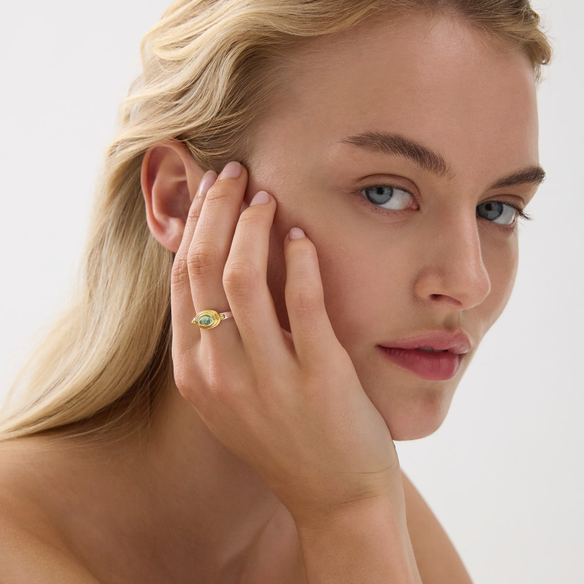 Najo Horizon Blue Topaz Ring - Small