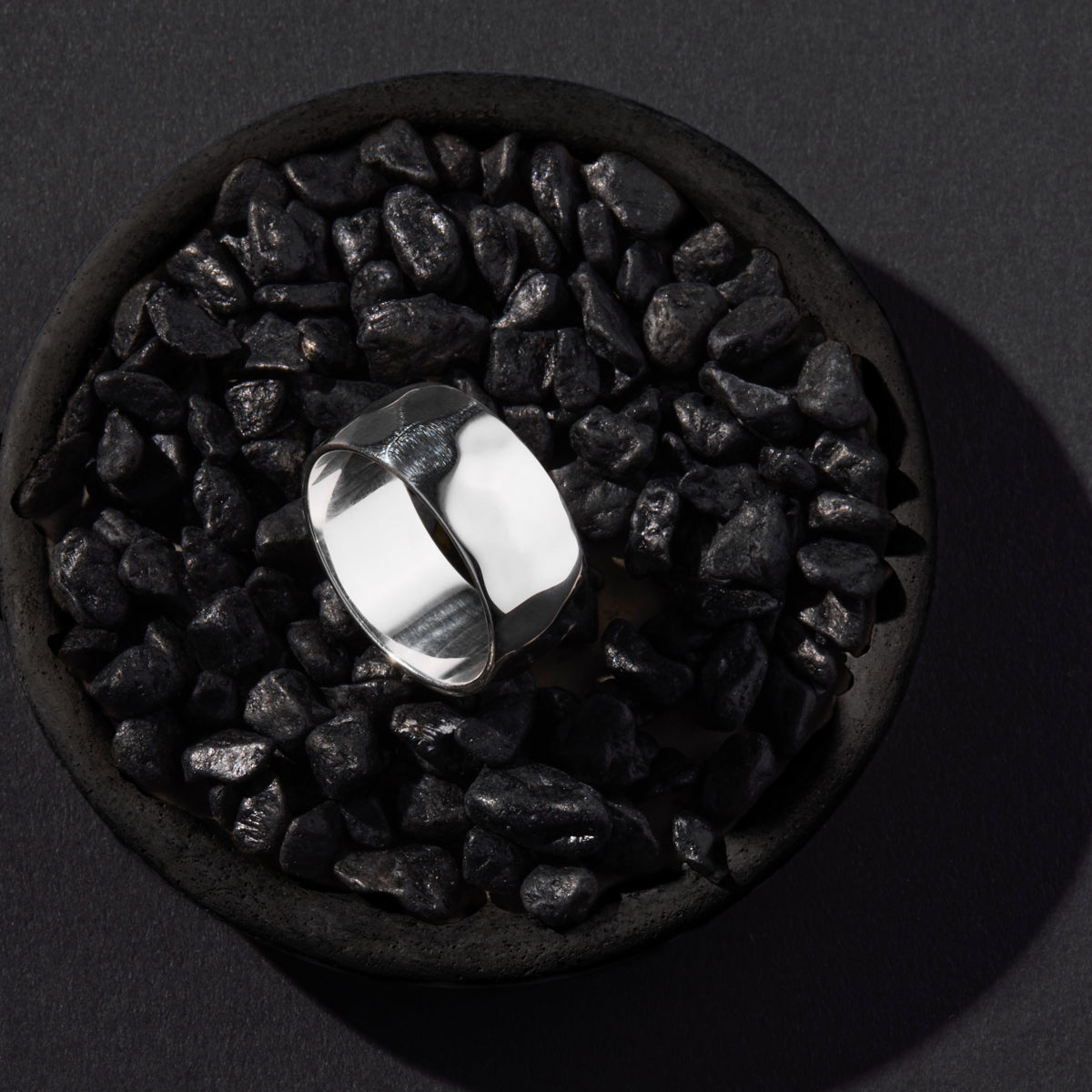 Najo Sierra Men’s Silver Ring - 12