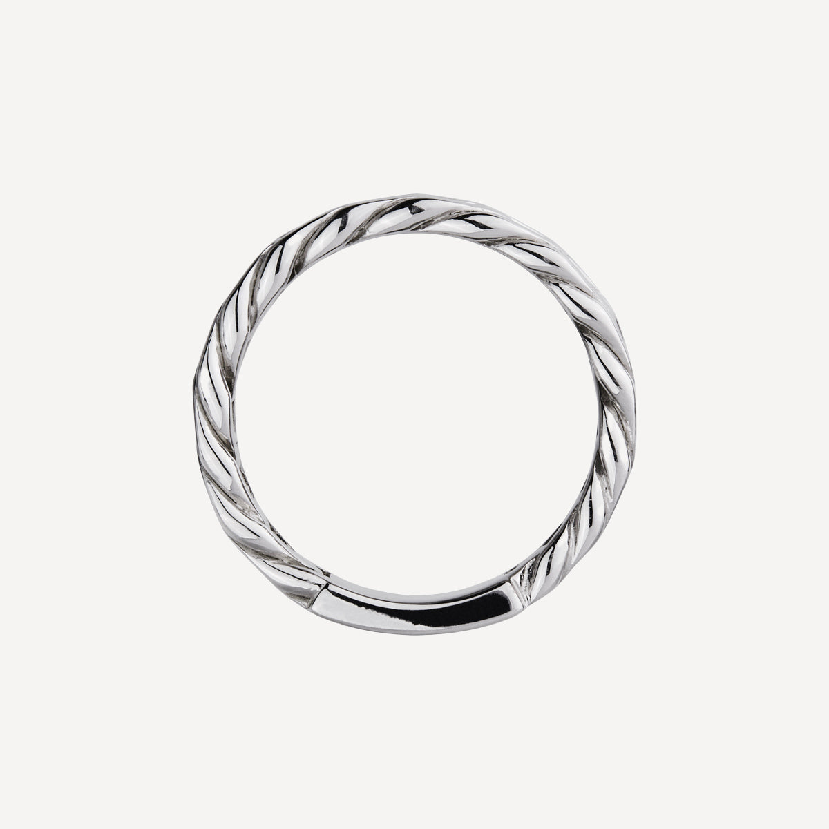 Najo Cuban Men’s Silver Ring - 12