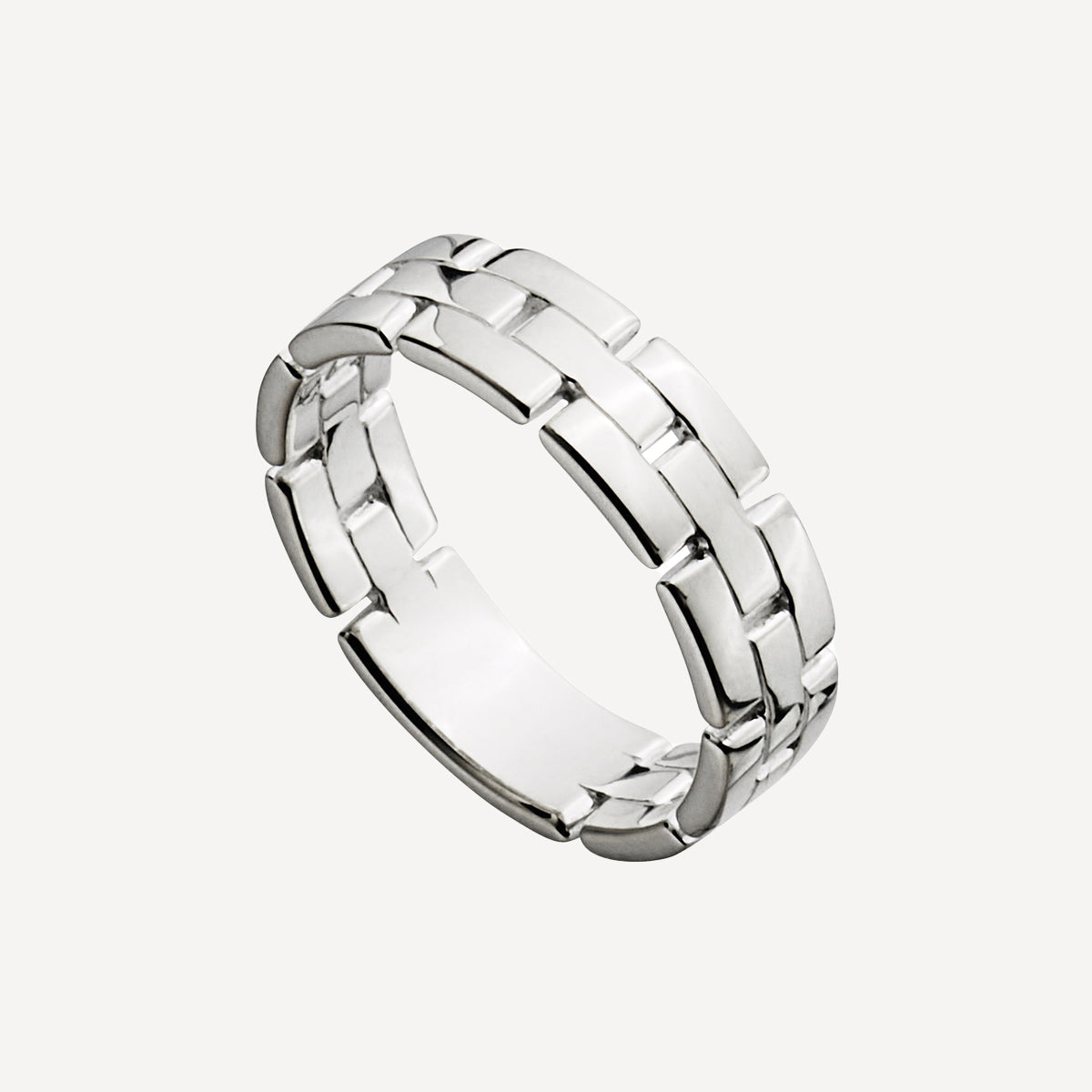 Najo Bastion Men’s Silver Ring - 11