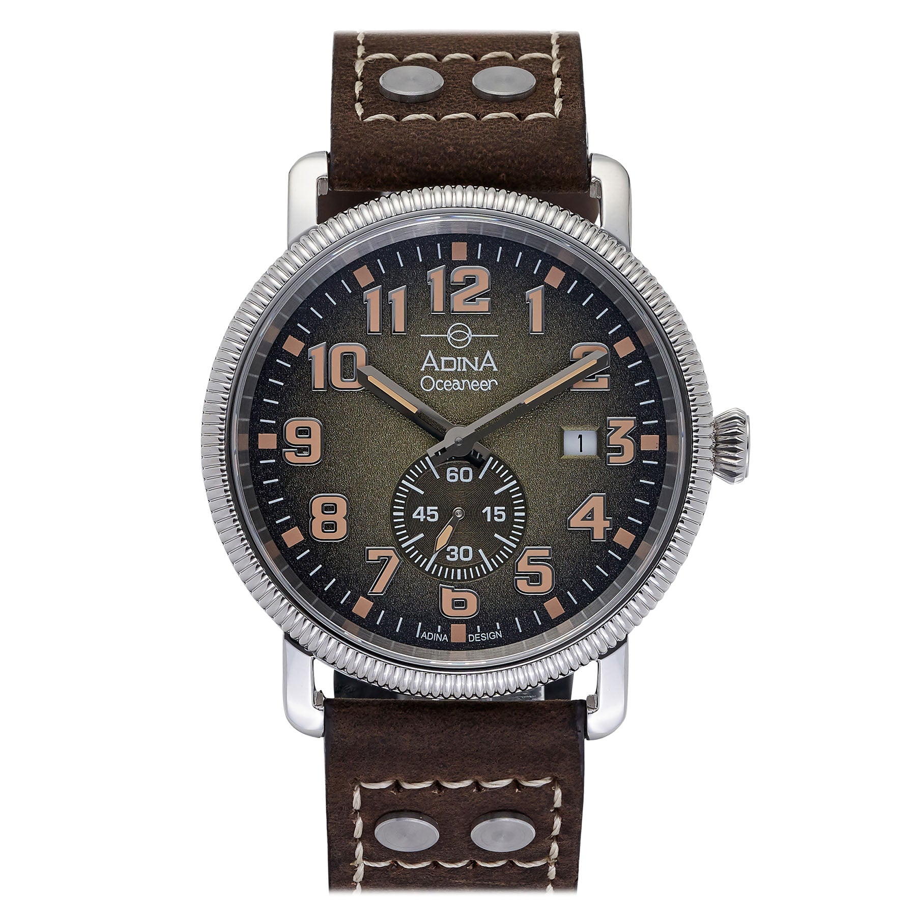 Adina Men's PILOTS OCEANEER S/S GREEN F/FIG STRAP