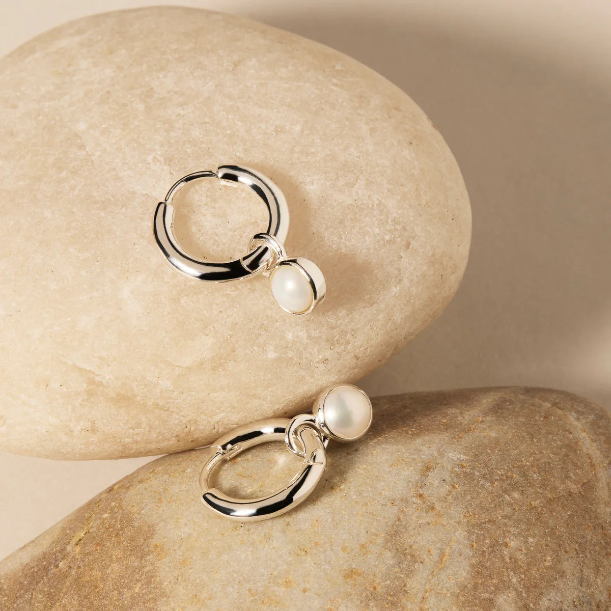 Najo Heavenly Pearl Earring - Sterling Silver
