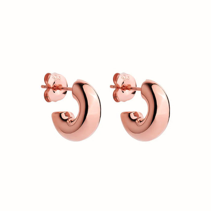 Najo Moonbow Stud Earrings - Rose Gold