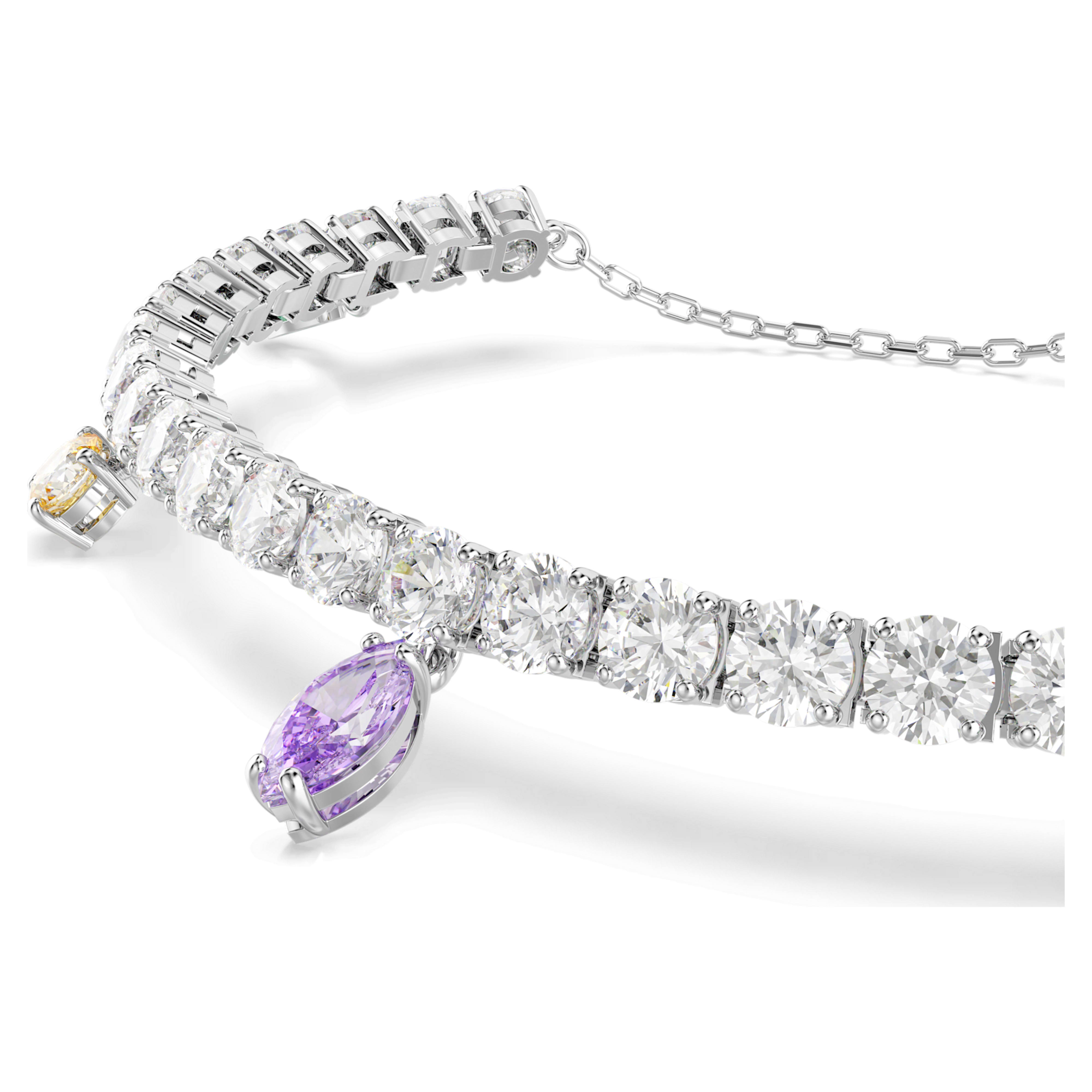 Swarovski Ariana Grande x Swarovski Bracelet – Mixed cuts, Multicoloured, Rhodium plated