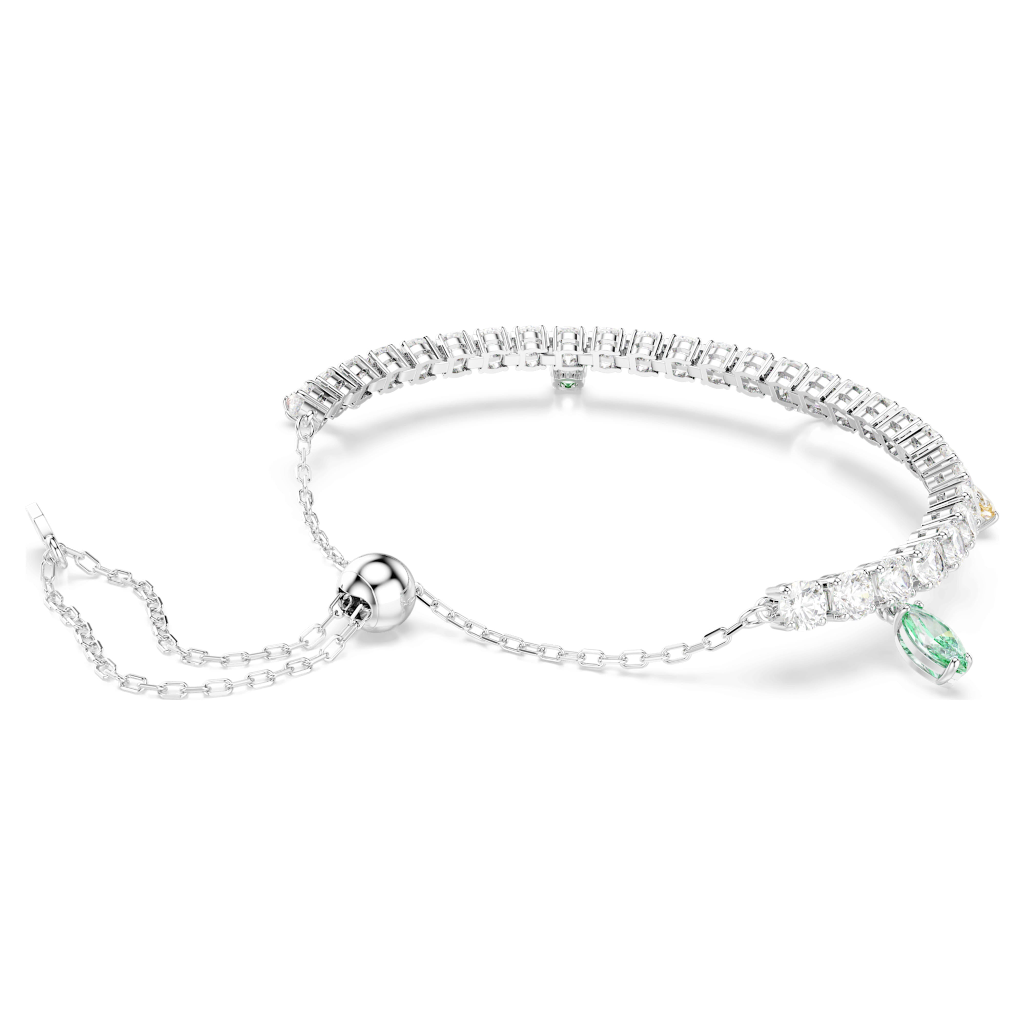 Swarovski Ariana Grande x Swarovski Bracelet – Mixed cuts, Multicoloured, Rhodium plated