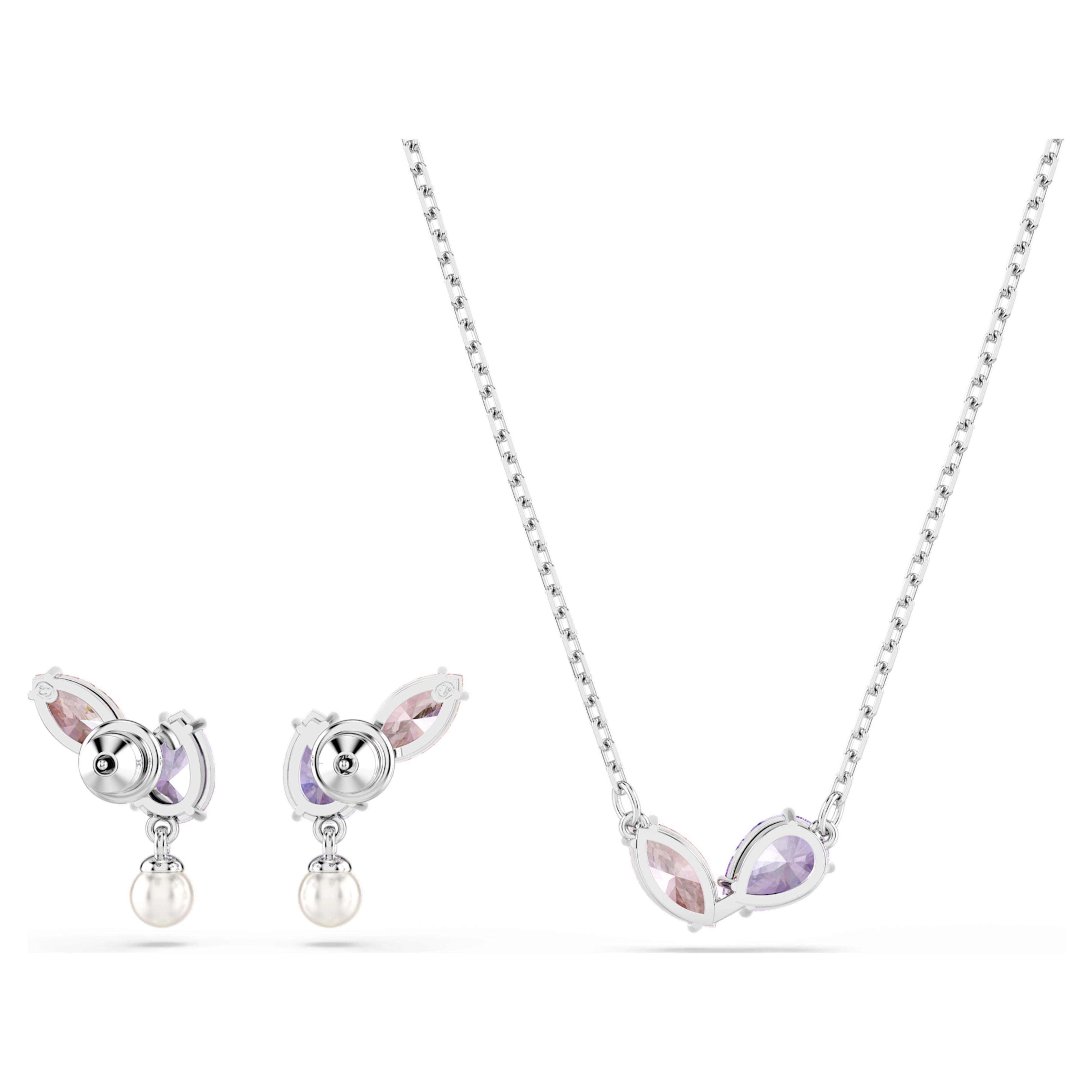 Swarovski Ariana Grande x Swarovski Gift Set – Mixed cuts, Multicoloured, Rhodium plated