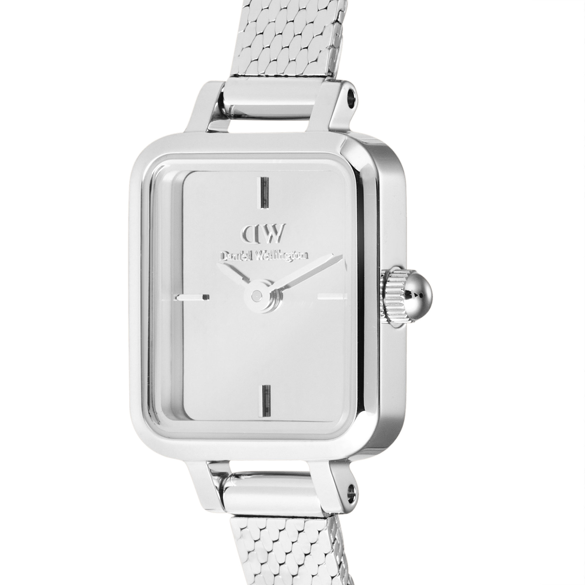 Daniel Wellington Quadro Mini Reflection Silver Watch