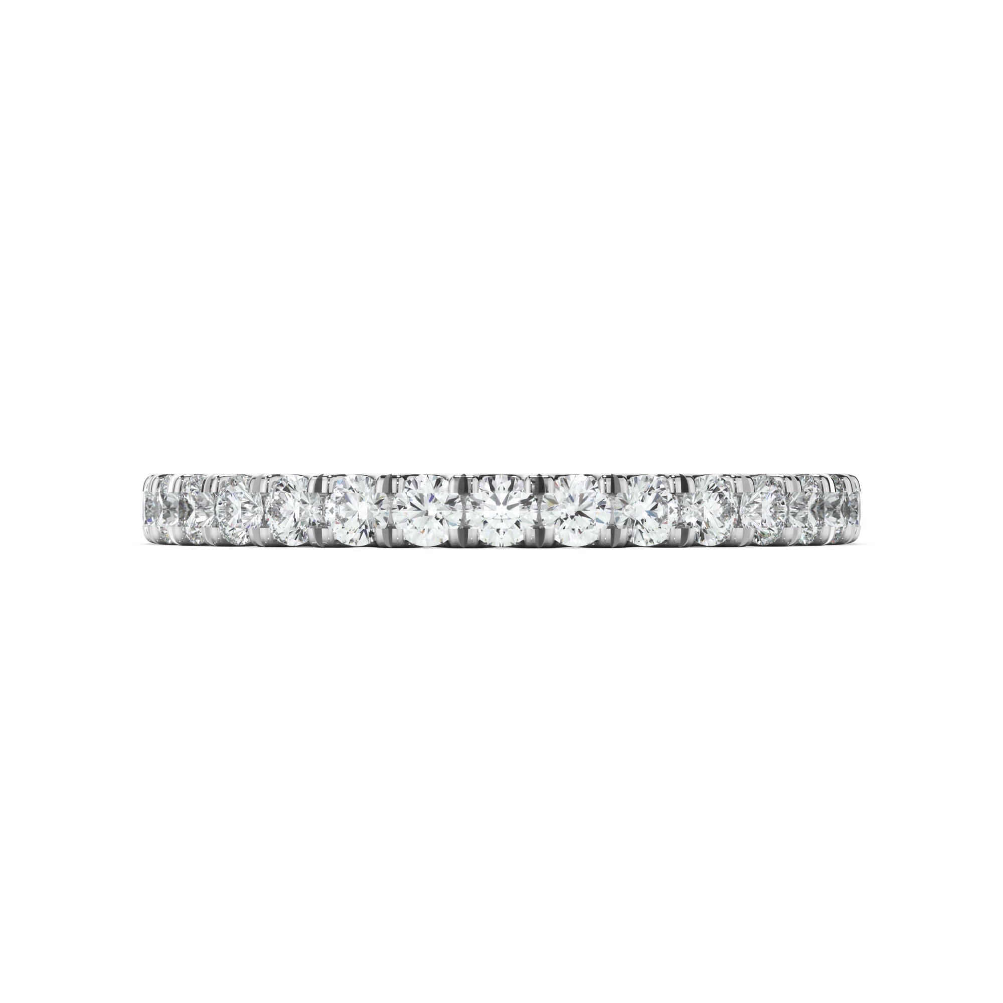 Diamond Claw Set Eternity Wedding Ring