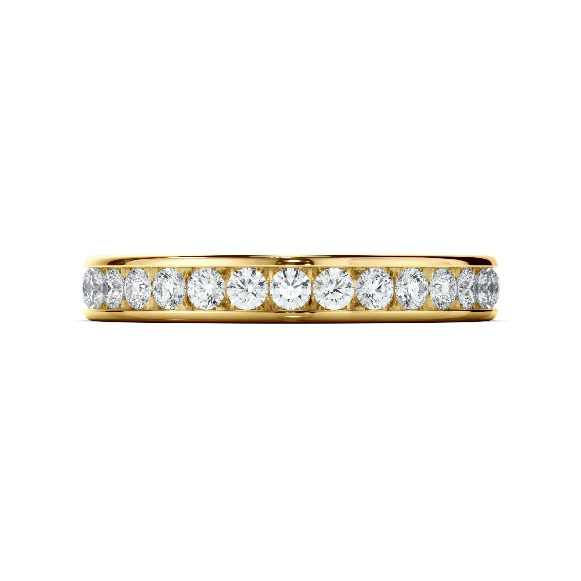 Diamond Channel Set Eternity Wedding Ring