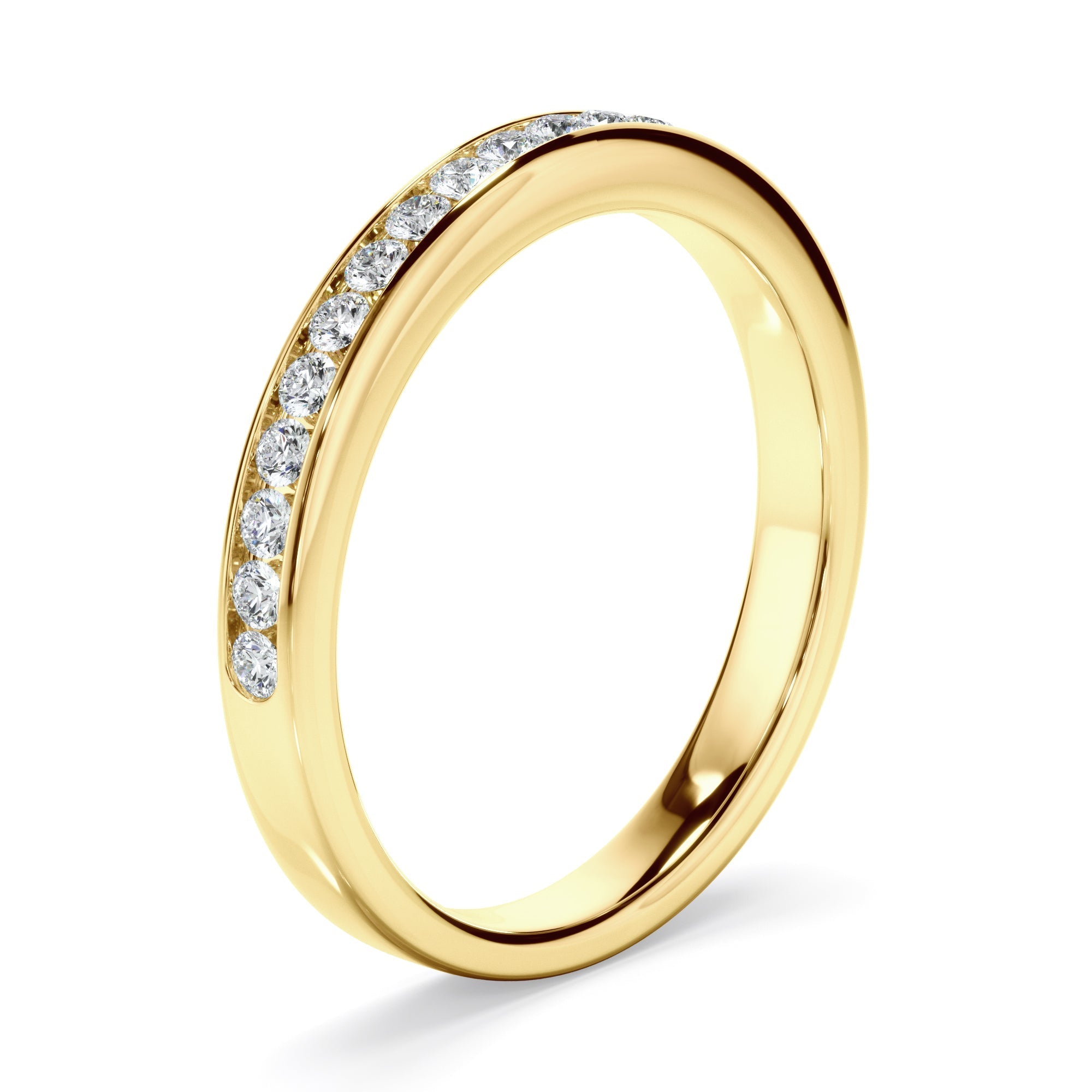 Diamond Channel Set Wedding Ring