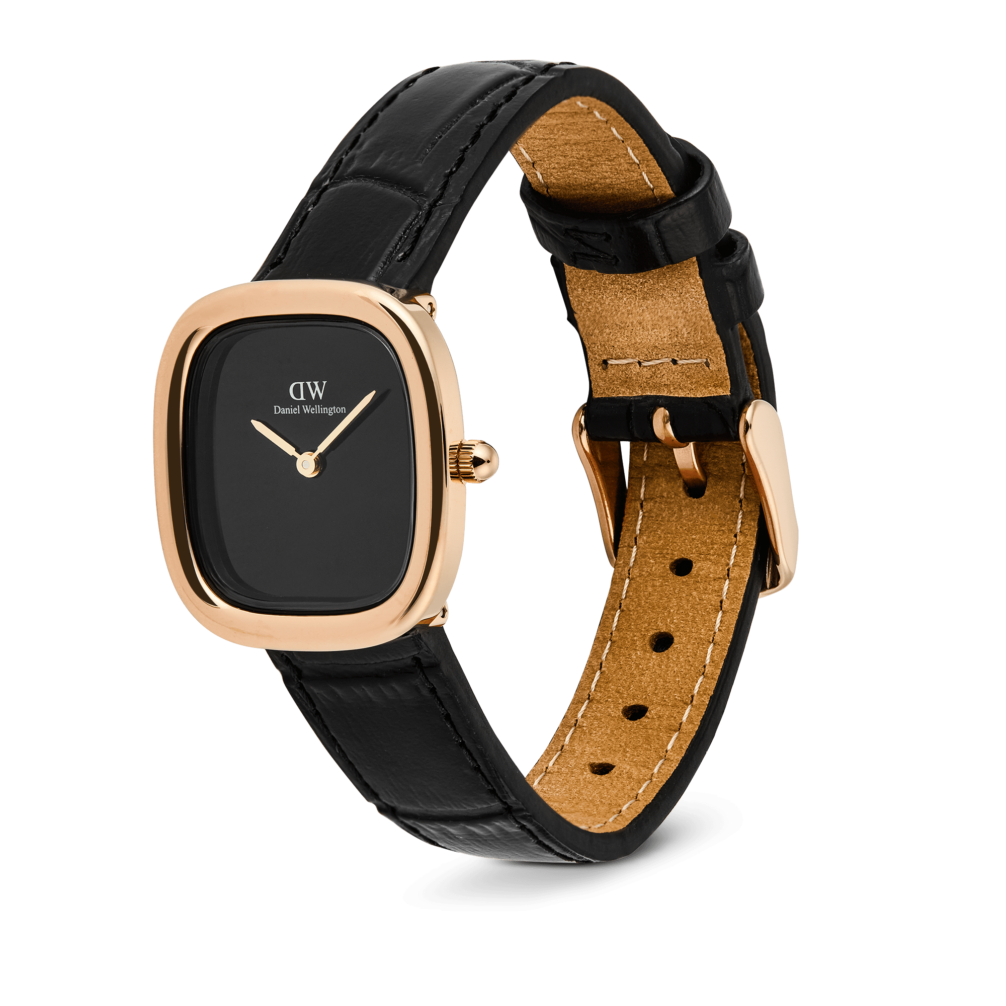 Daniel Wellington Margot Reading Onyx Ceramic Rose Gold