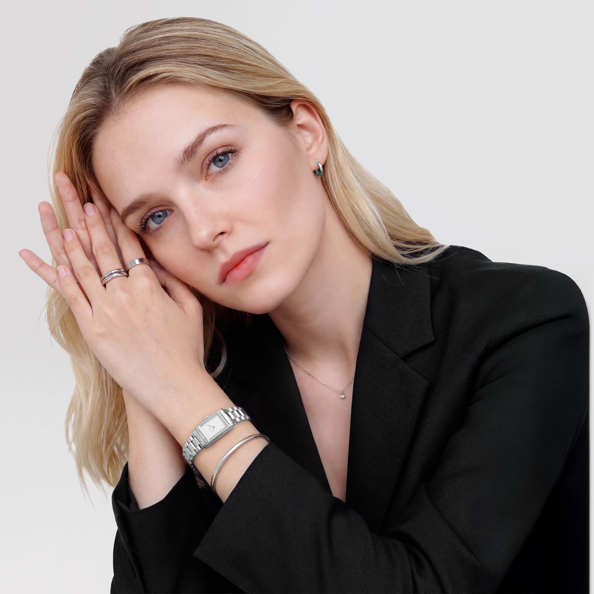 Daniel Wellington Bound Mini 3-Link Silver