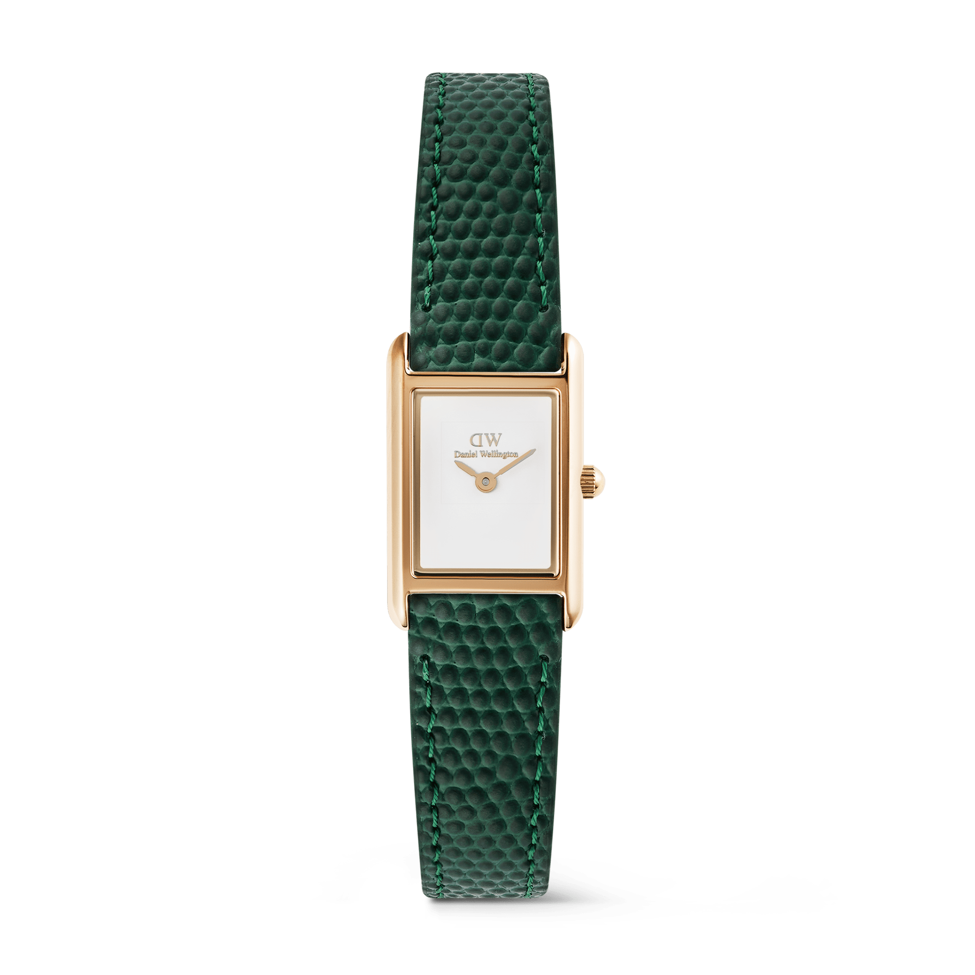 Daniel Wellington Bound Mini Green Lizard Rose Gold