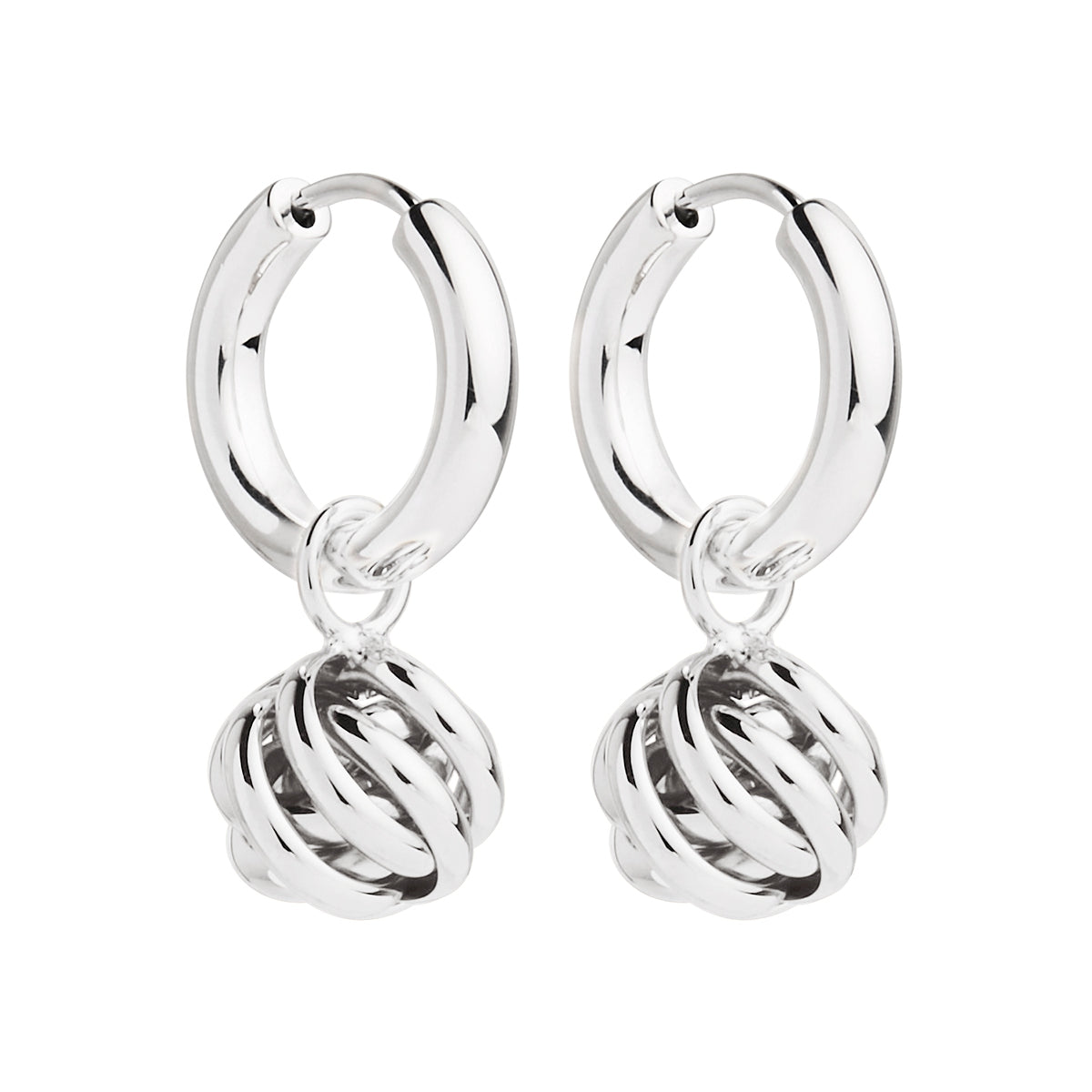 NAJO Nest Huggie Silver Earring