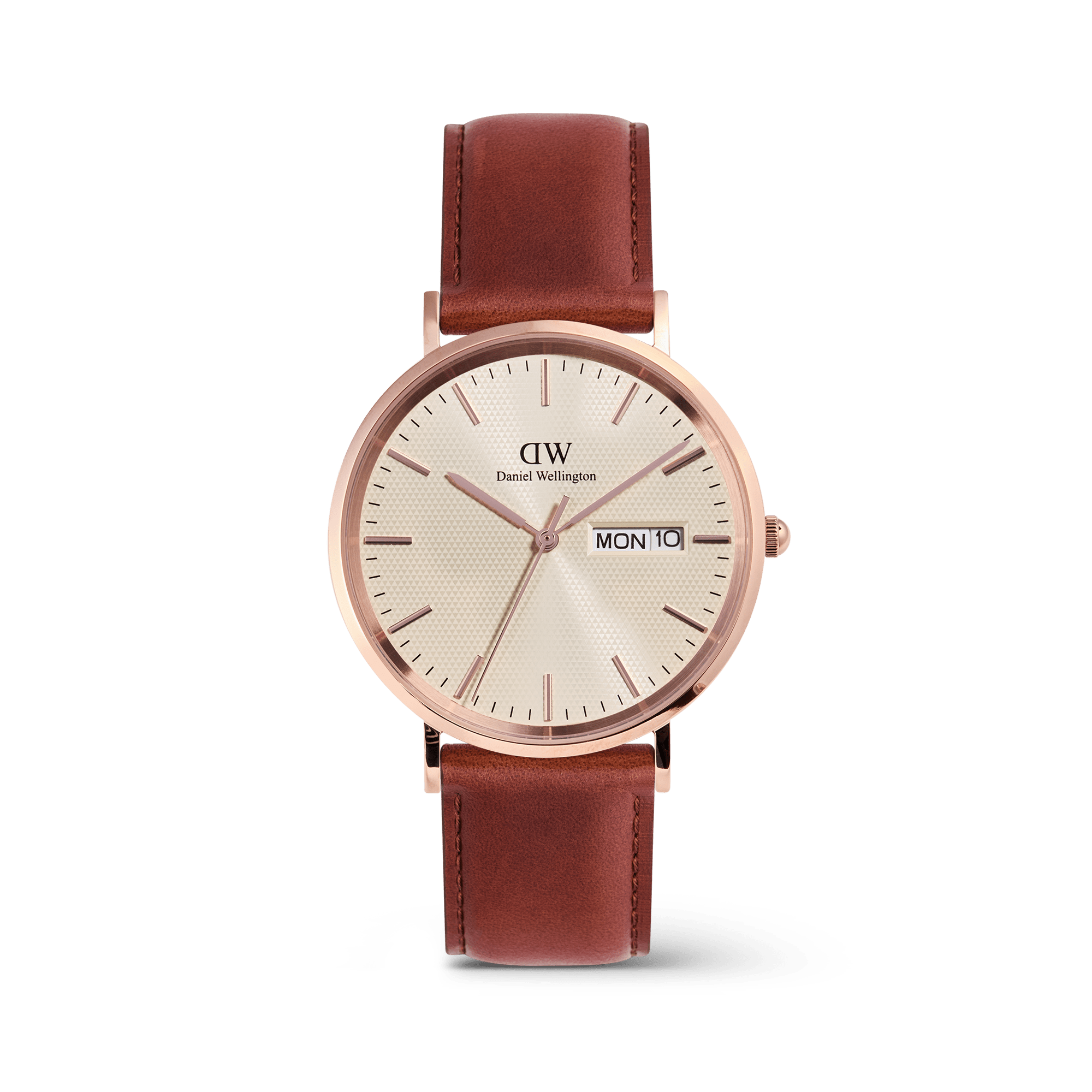 Daniel Wellington Classic Day Display St Mawes Rose Gold Champagne Watch
