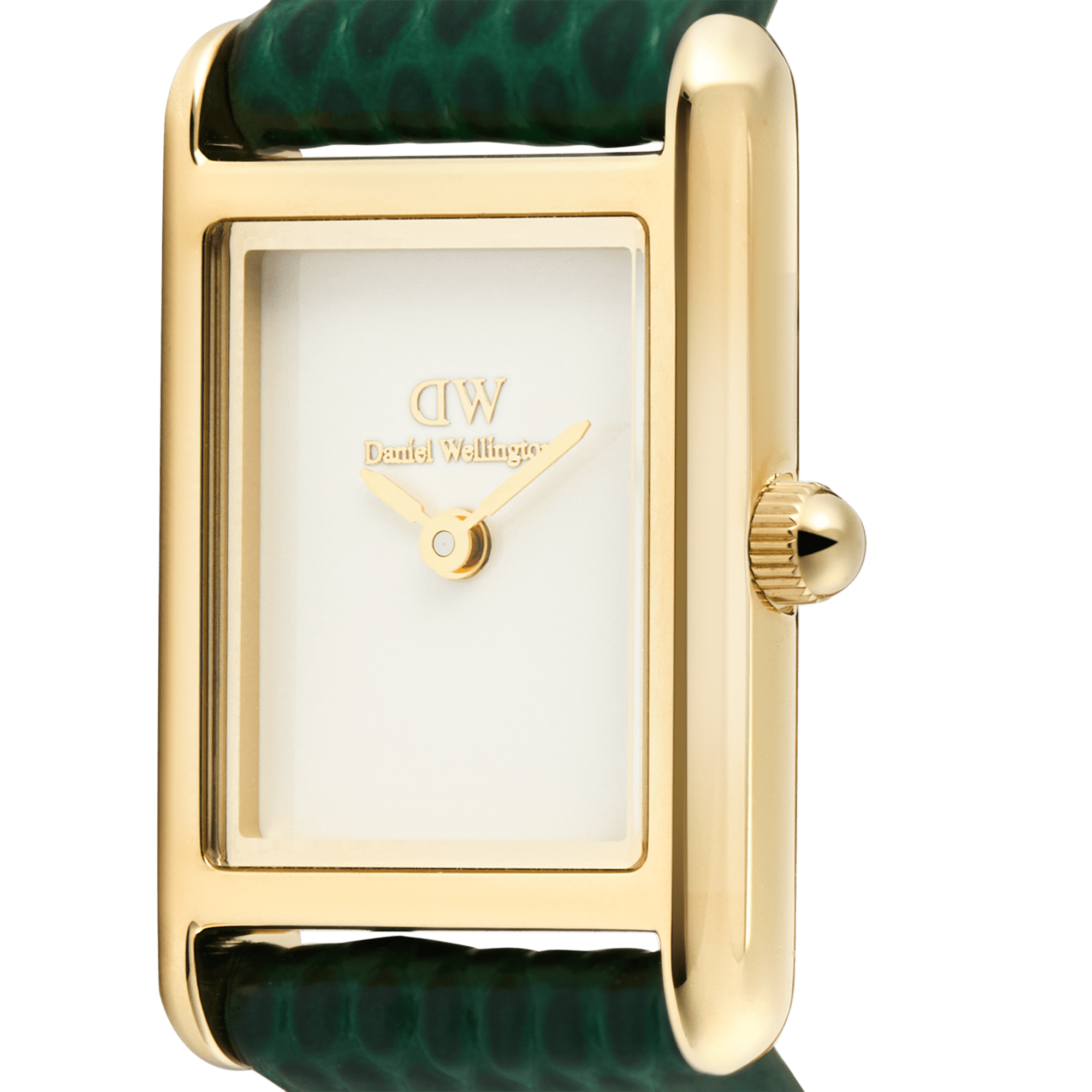 Daniel Wellington Bound Mini Green Lizard Gold