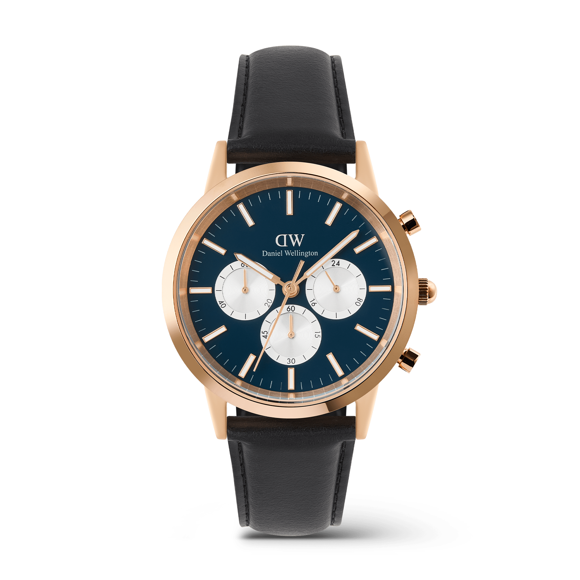 Daniel Wellington Iconic Chronograph Sheffield Arctic Panda Rose Gold