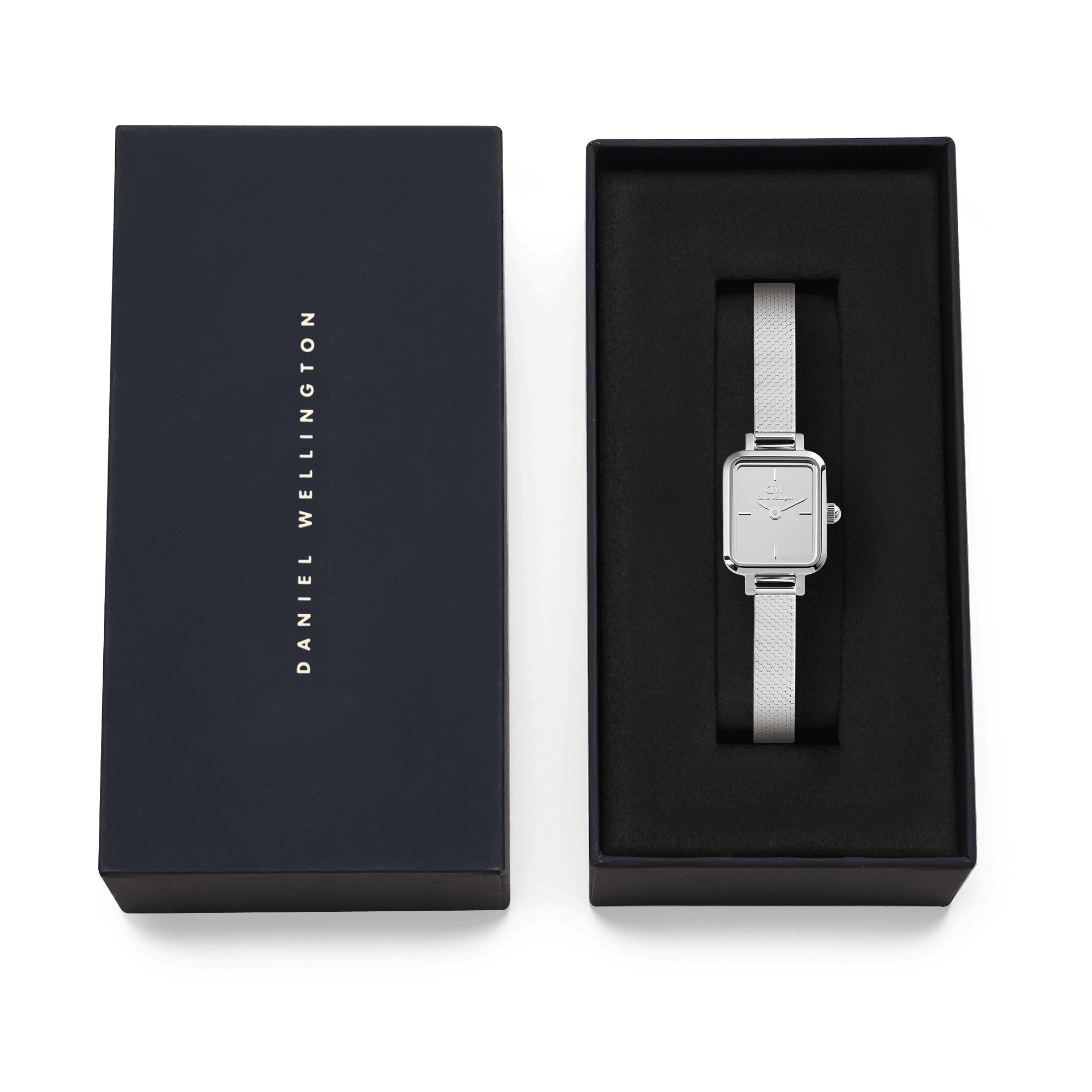 Daniel Wellington Quadro Mini Reflection Silver Watch