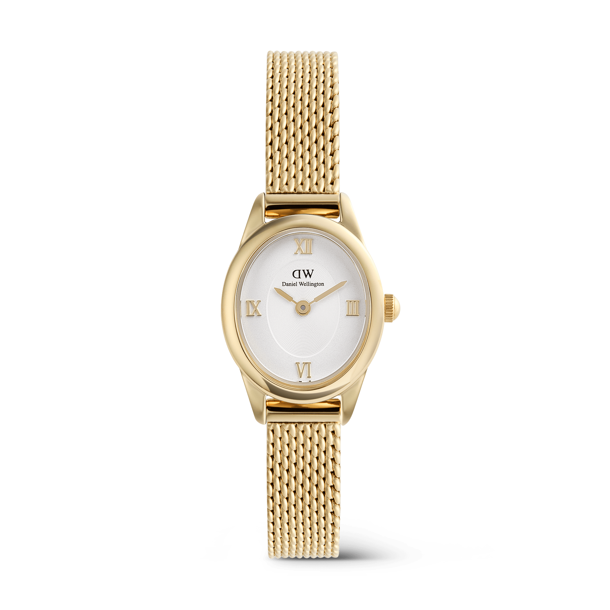 Daniel Wellington Ophelia Mini Mesh White Gold