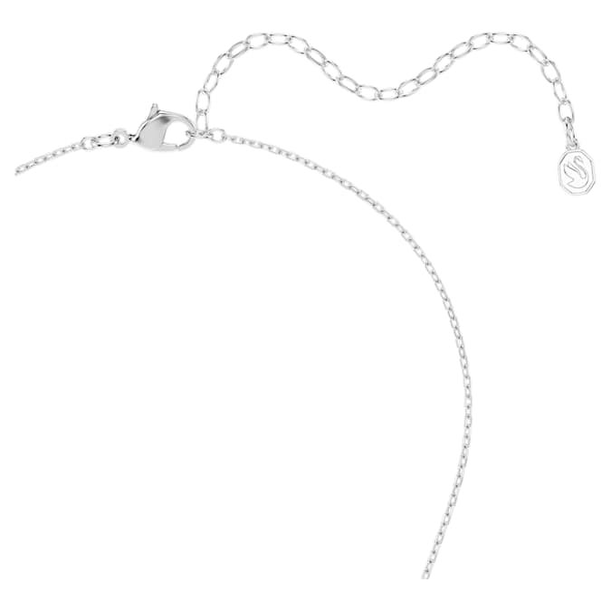 Swarovski Mesmera pendant, Marquise cut, White, Rhodium plated
