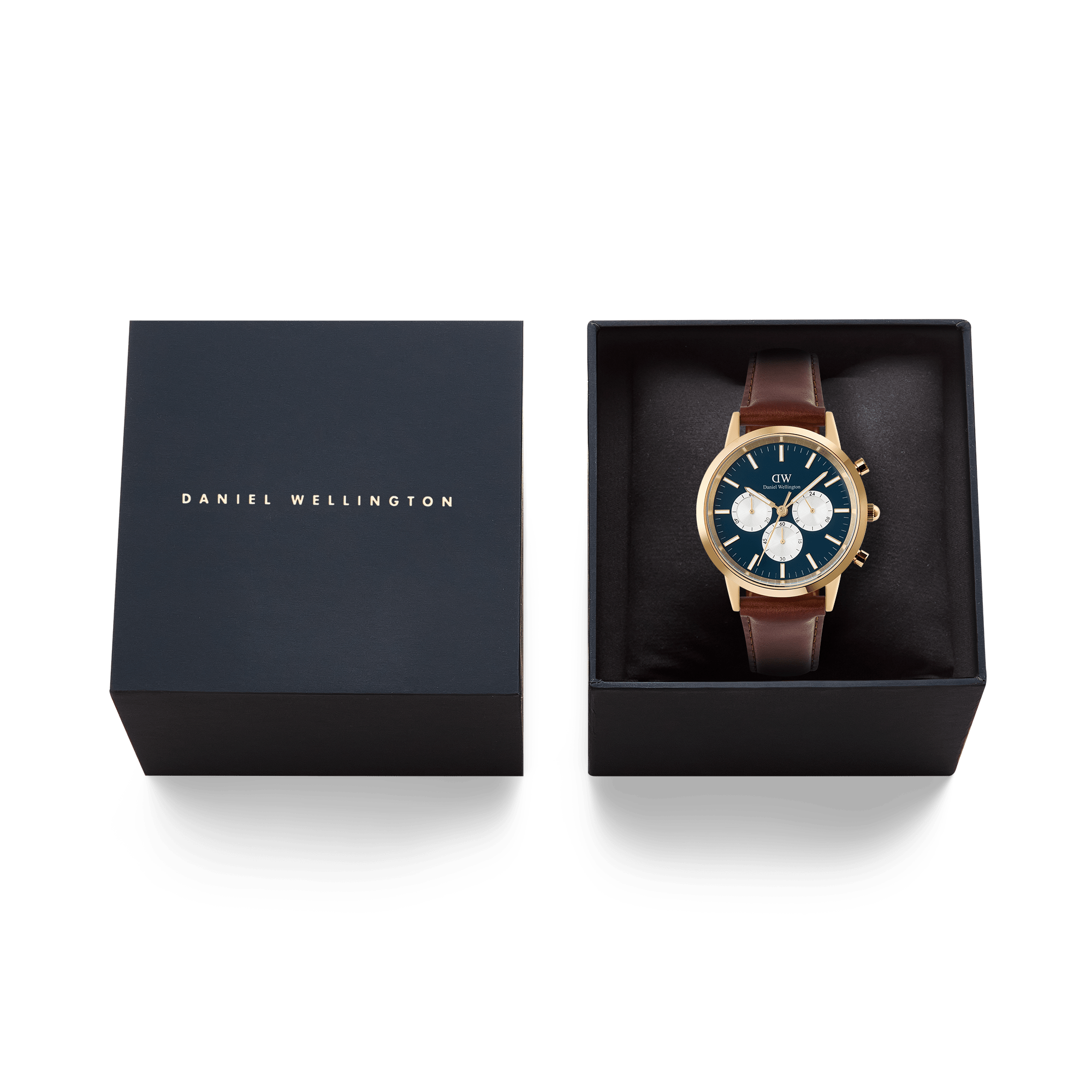 Daniel Wellington Iconic Chronograph St Mawes Arctic Panda Gold