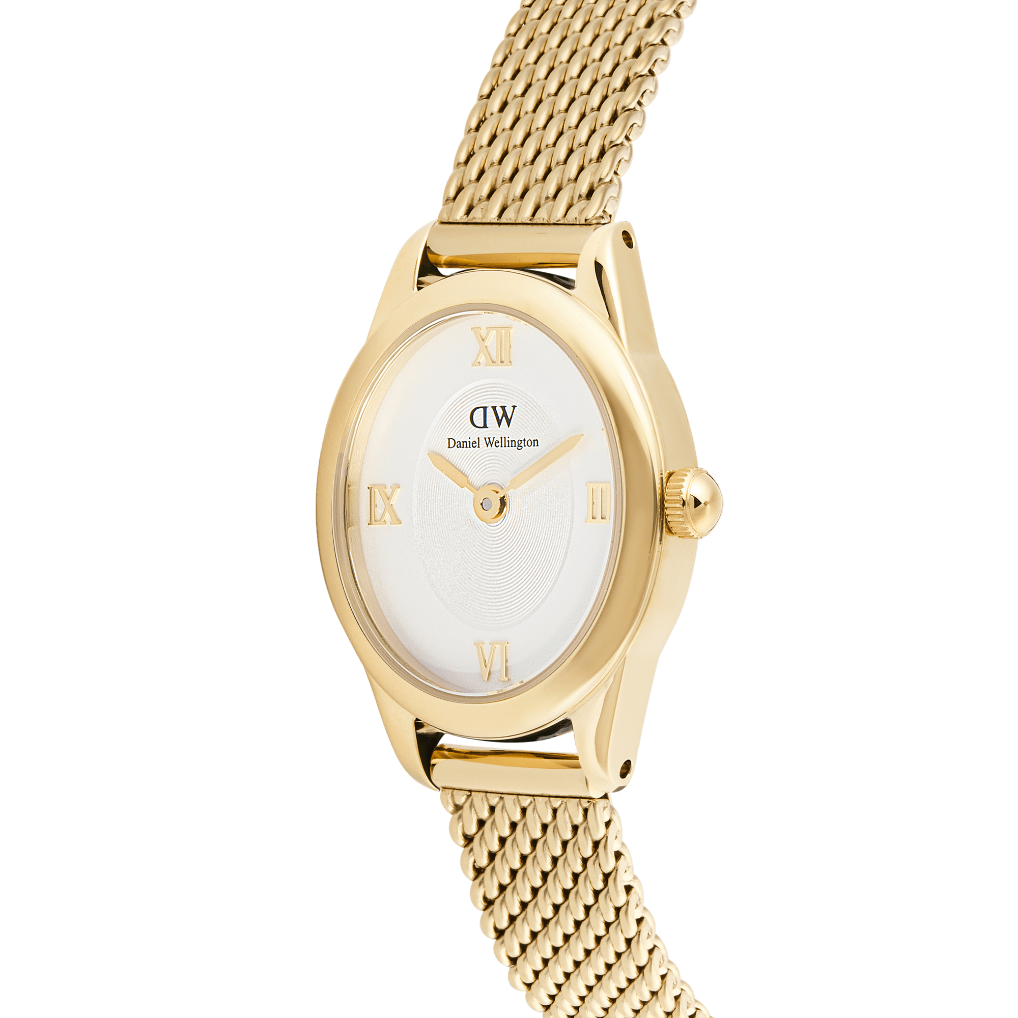 Daniel Wellington Ophelia Mini Mesh White Gold