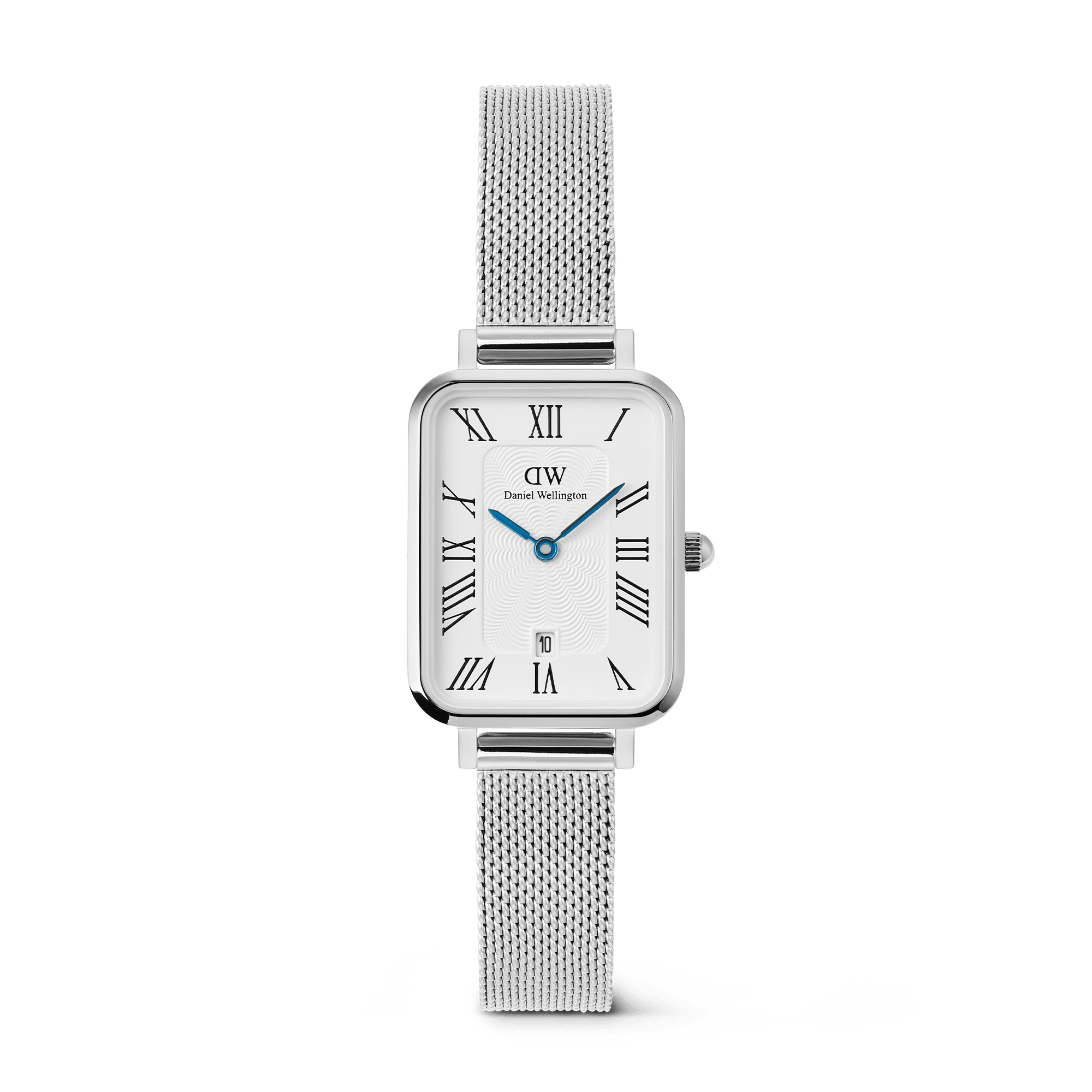 Daniel Wellington Quadro Sterling  Roman Numerals Date