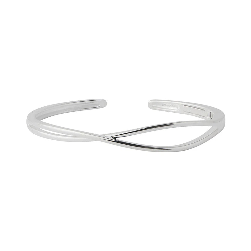Najo Amara Hinged Silver Cuff - Sterling Silver