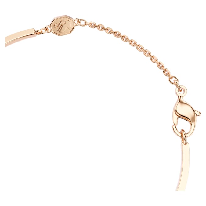 Swarovski Symbolica bangle, Eye, Multicoloured, 18K rose gold finish