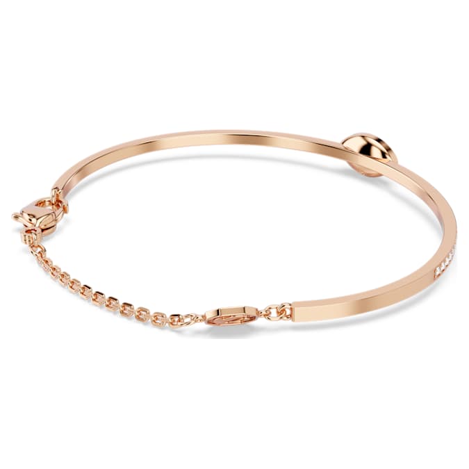 Swarovski Symbolica bangle, Eye, Multicoloured, 18K rose gold finish